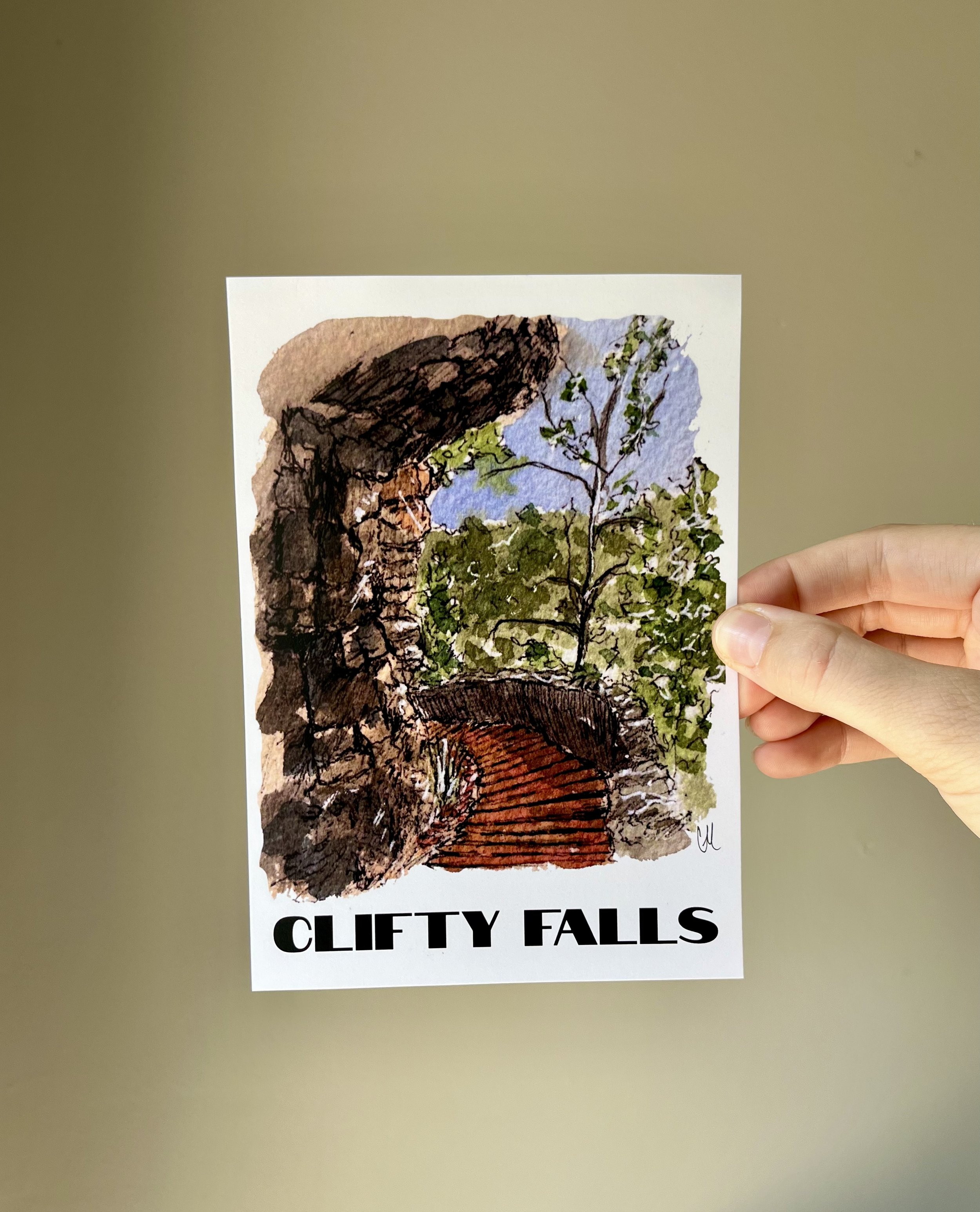 "Clifty" Print