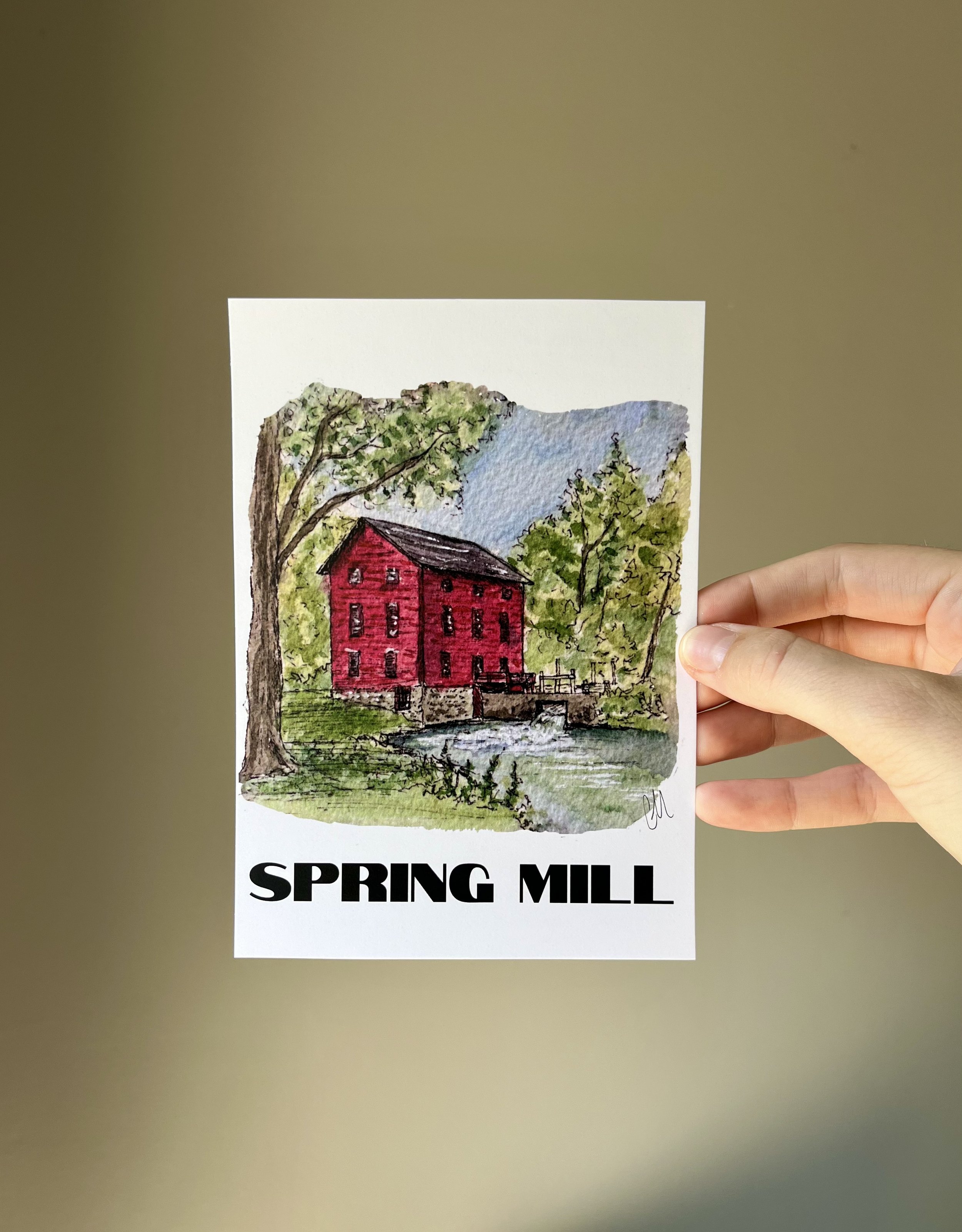"Spring Mill" Print