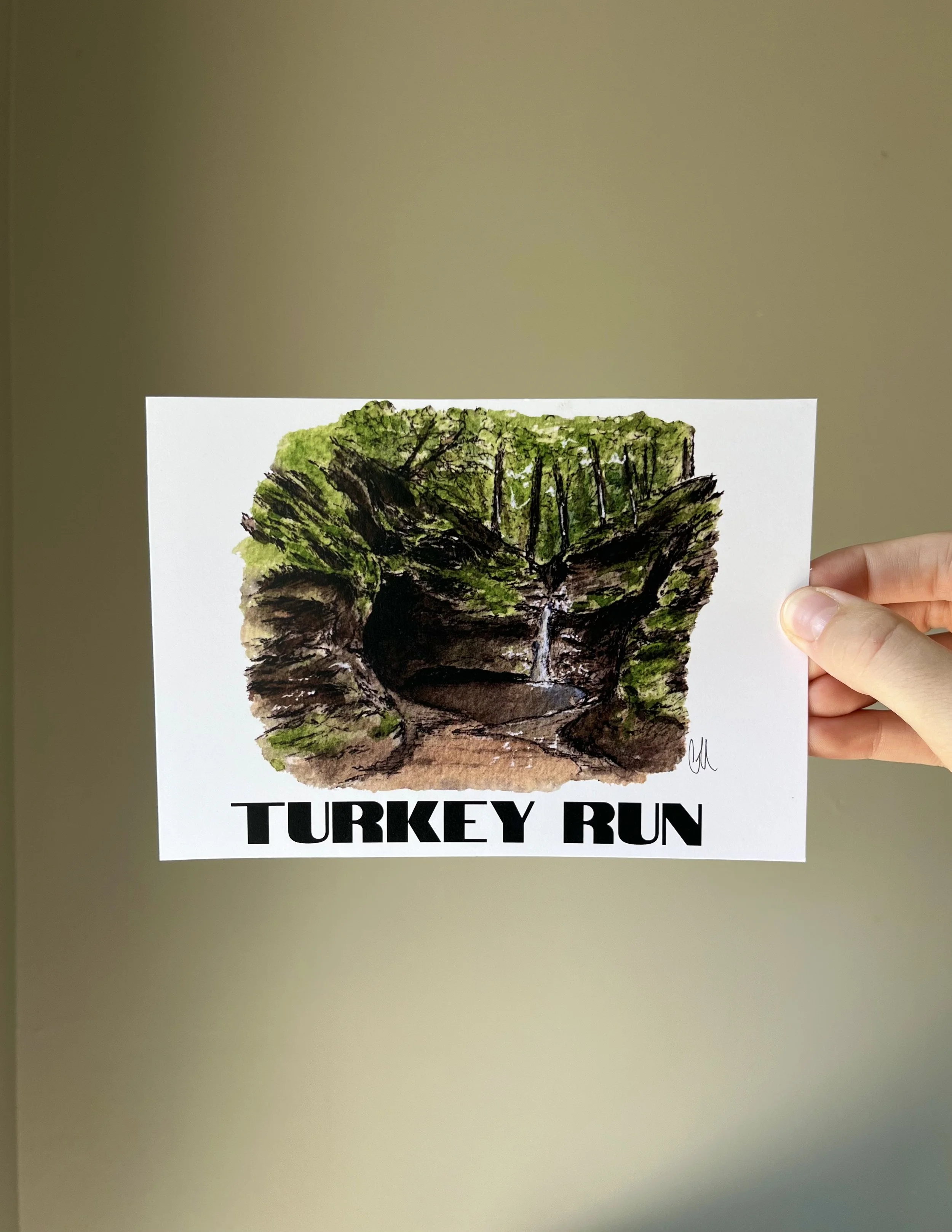 "Turkey Run" Print
