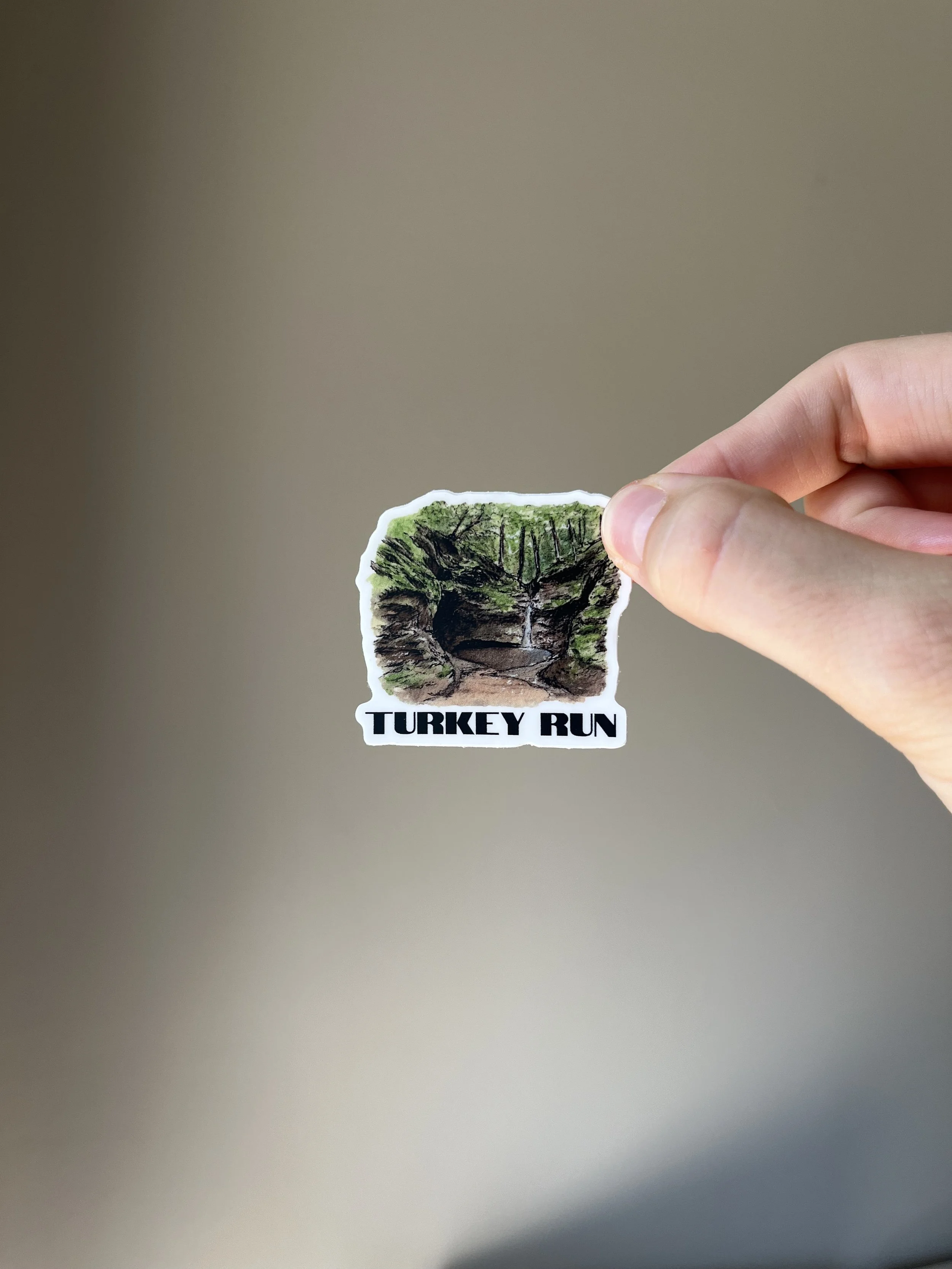 "Turkey Run" Sticker