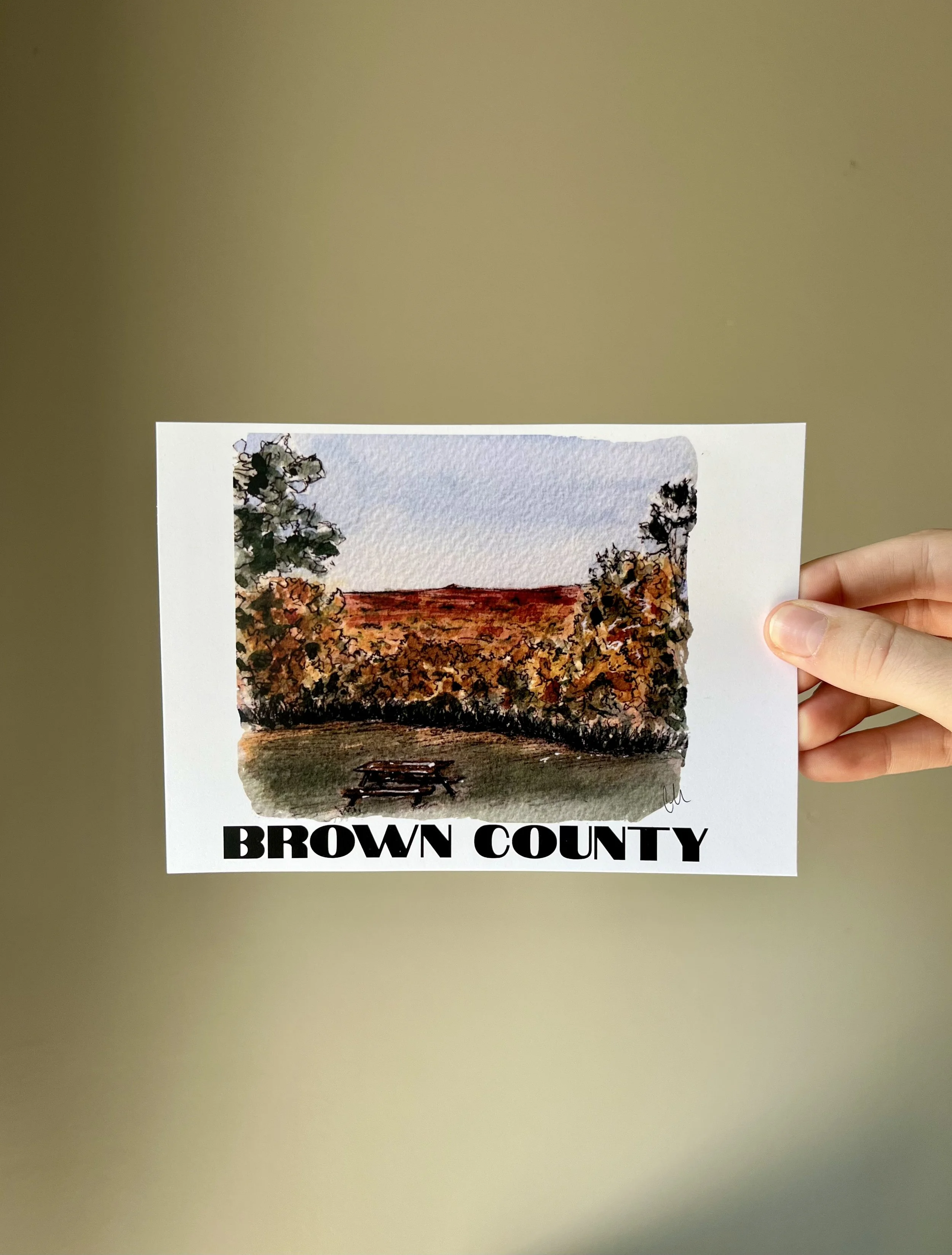 "Brown County" Print