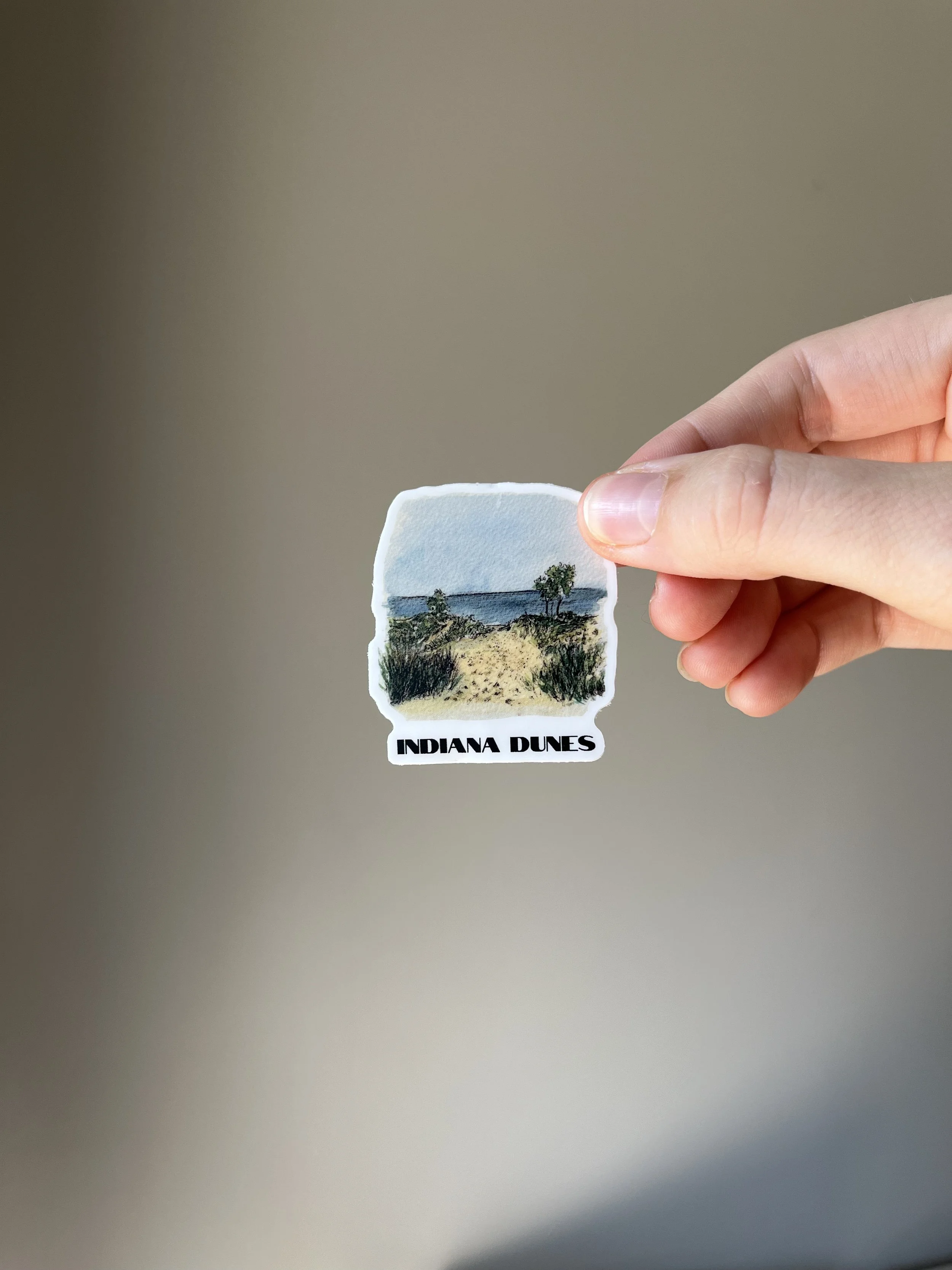 "Indiana Dunes" Sticker