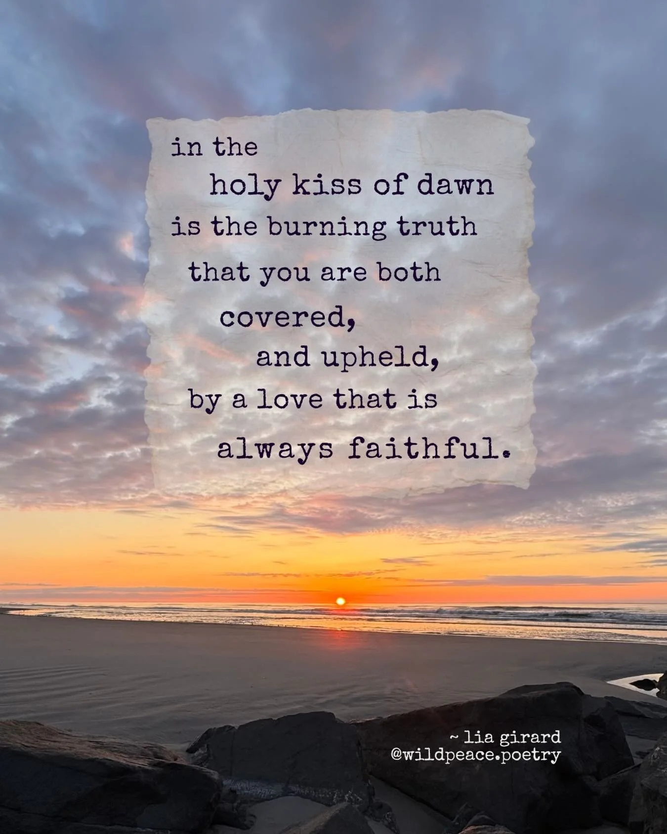 This gorgeous photo was sent to me by my dear friend @tammyhinkleart &hellip; who holds an infinite kaleidoscope of creativity in her soul, and paints it out with her heart and hands. May you catch a sunrise or sunset soon, so you can gaze into the h