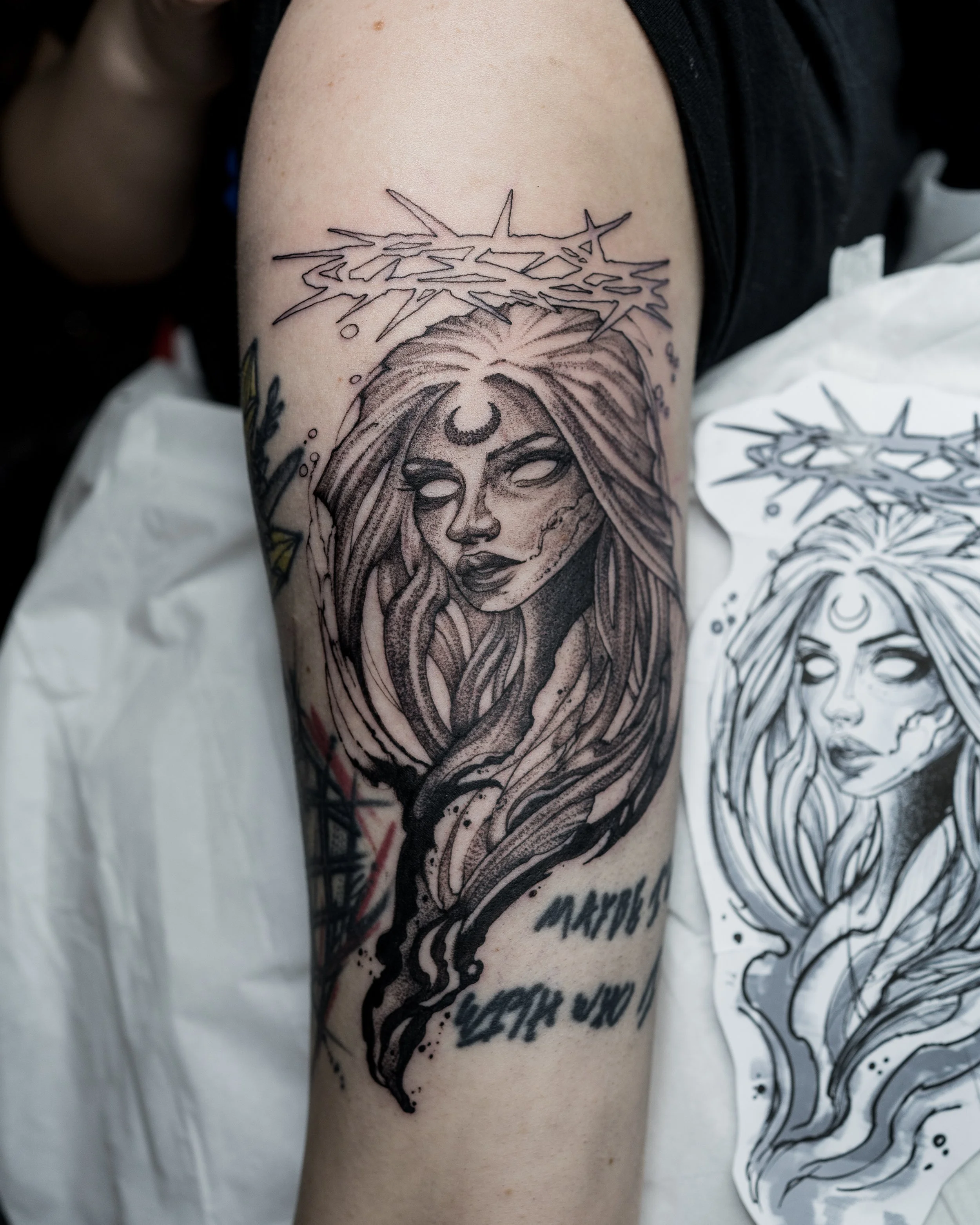 hades wife tattoo