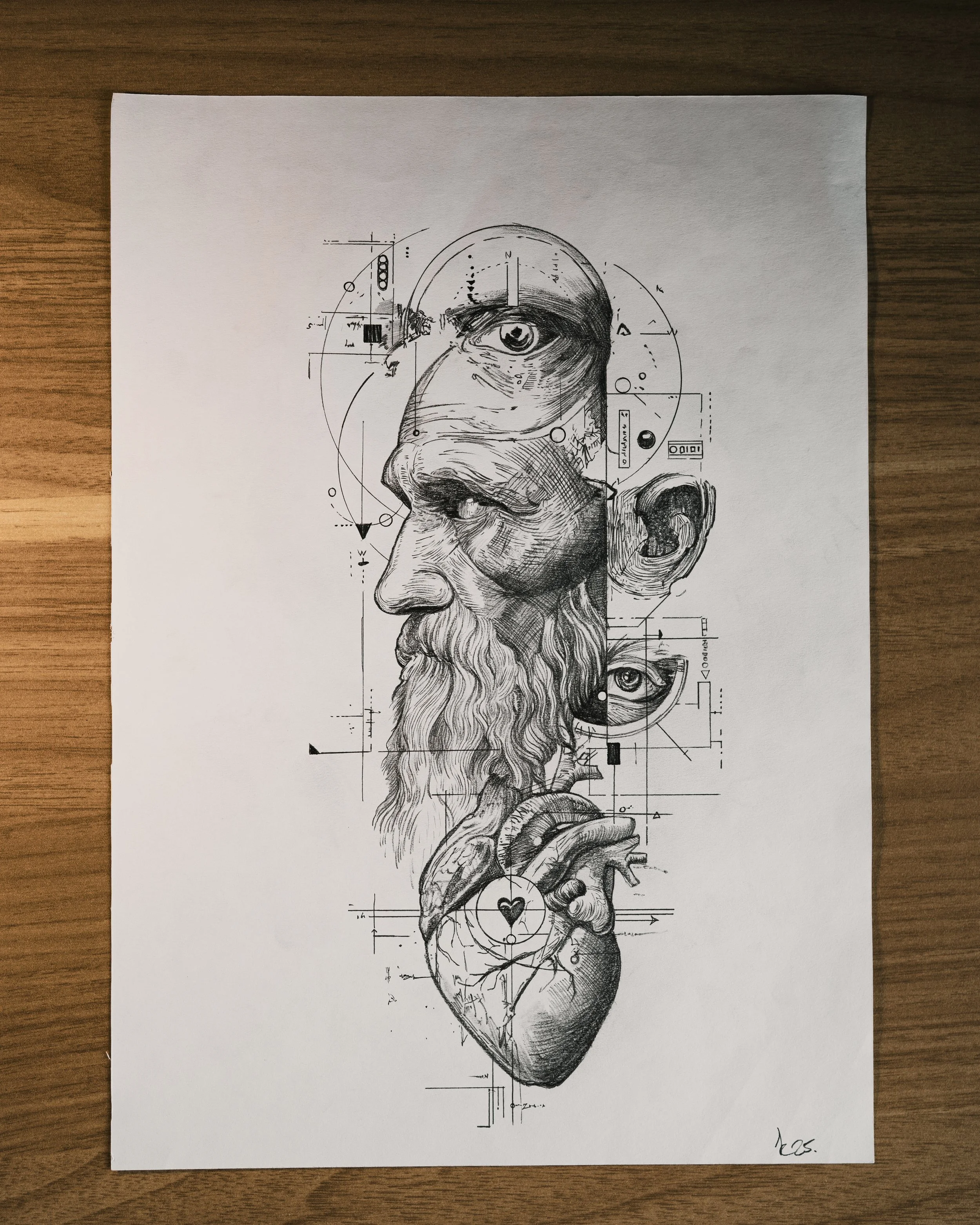 Brighton tattoo designs featuring Leonardo da Vinci