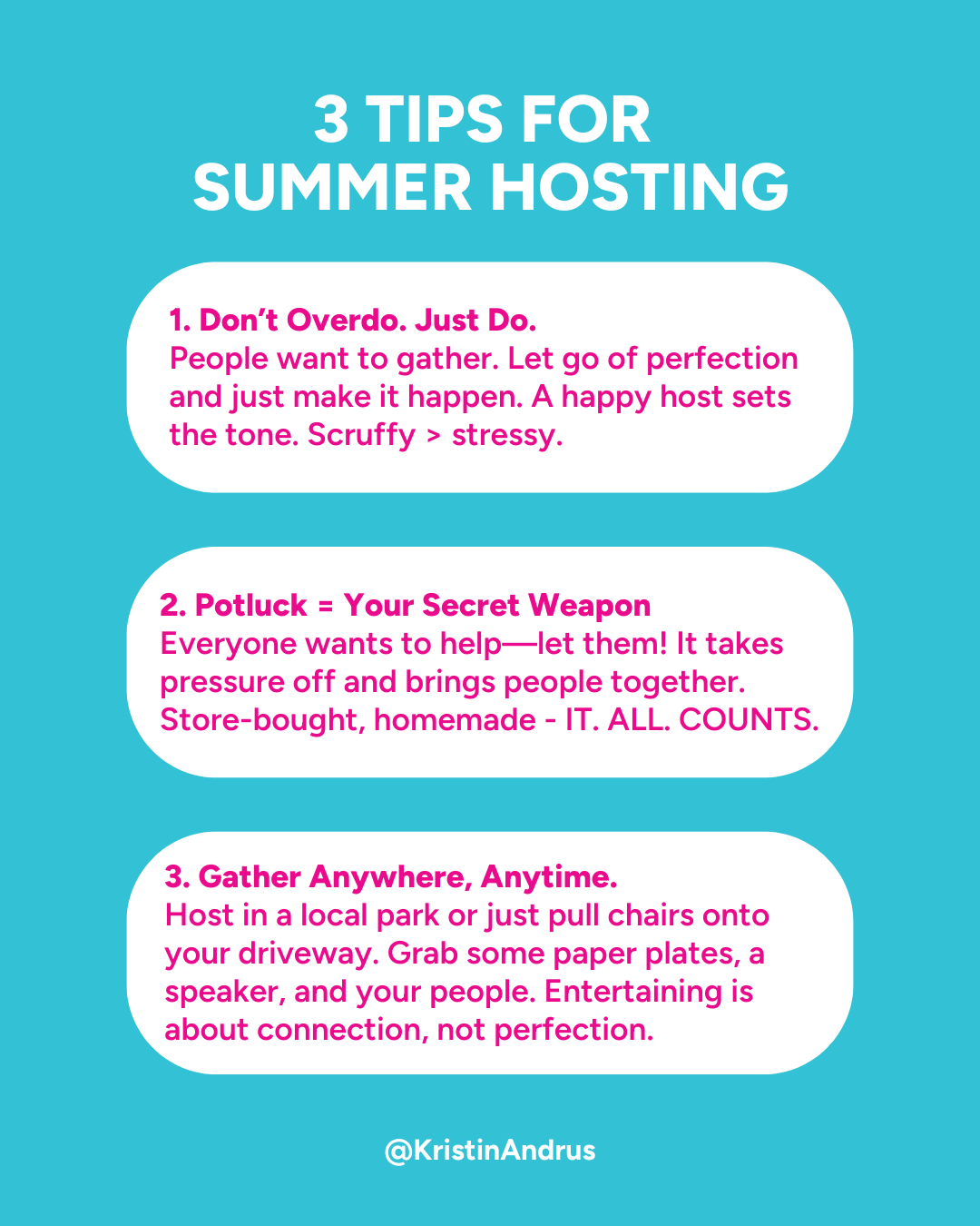 3 Tips for Scruffy Summer Gatherings