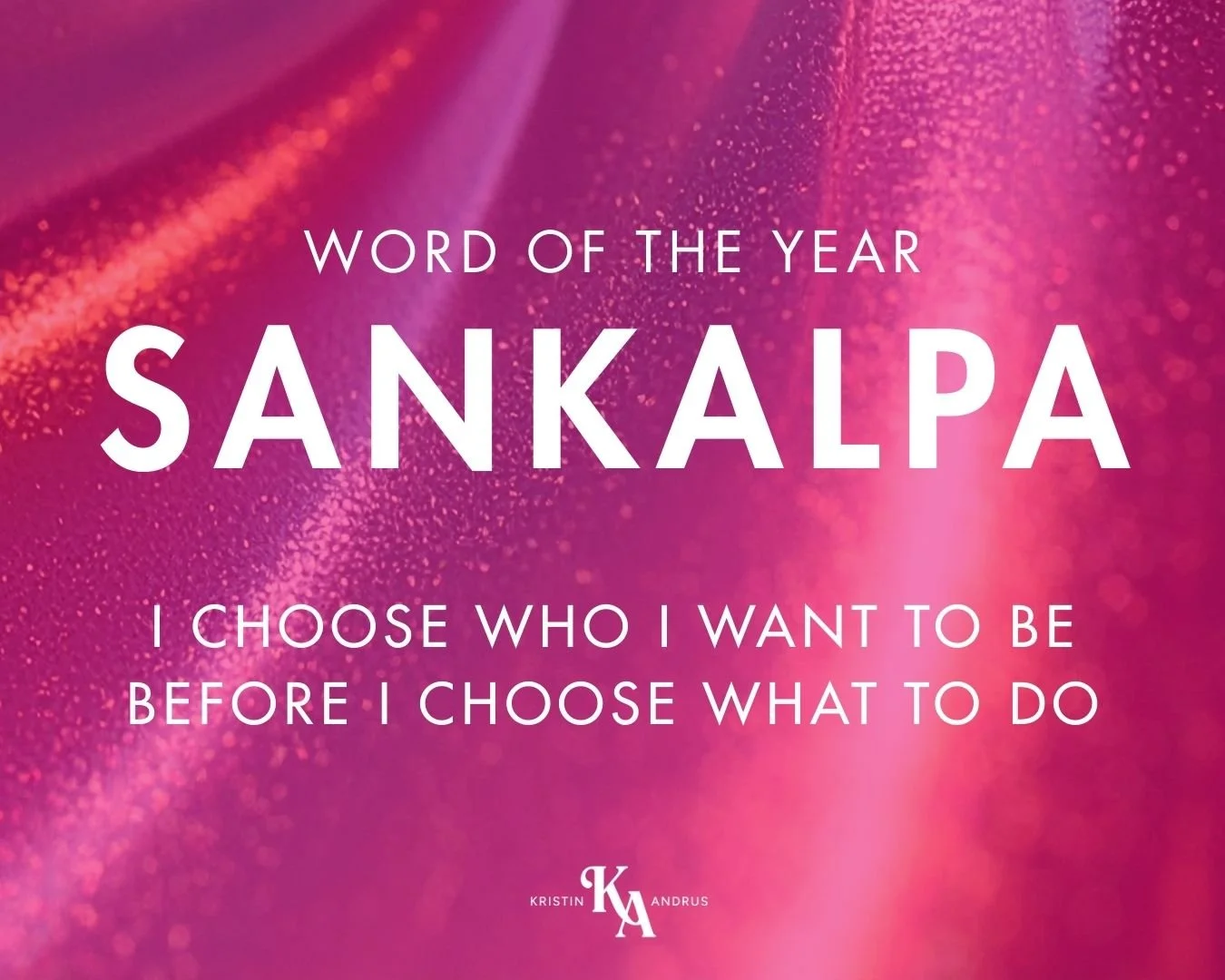 My Word of the Year 2026