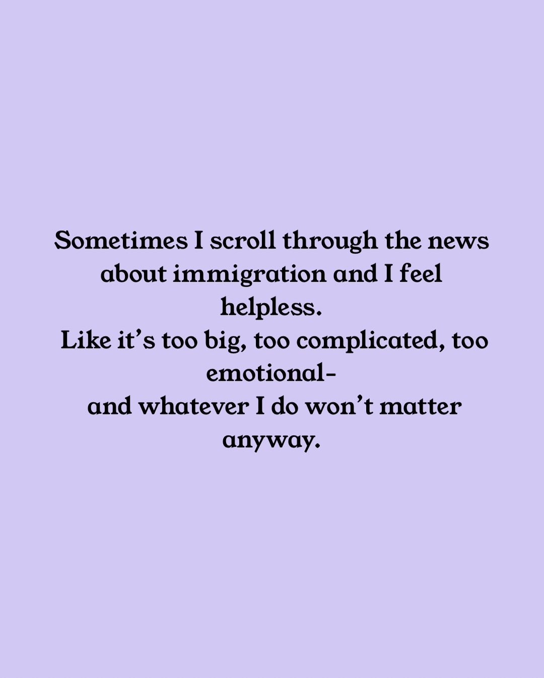 I&rsquo;m moving from &ldquo;hot takes&rdquo; to steady action. 🫶🏻

If you have ideas how to help your community, please share them here. 👇🏼