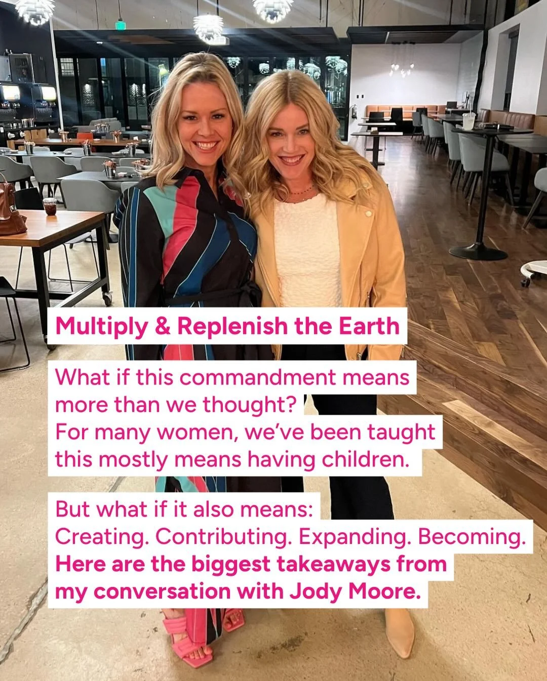 What if &ldquo;multiply and replenish the earth&rdquo; was never just about having children?

What if it also meant:
creating
building
contributing
becoming

For years, so many of us have felt guilt for wanting something more.
More growth. More expre