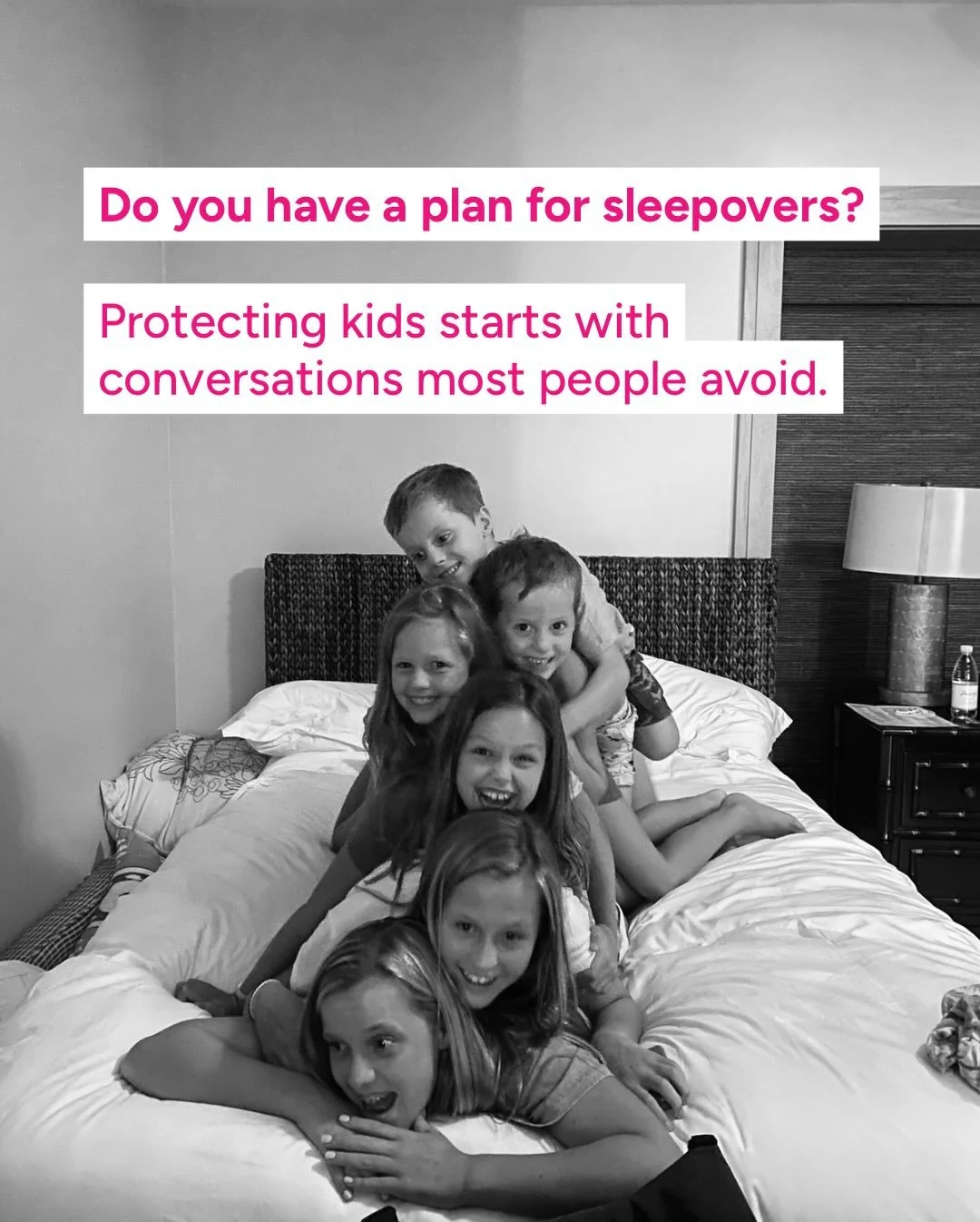 THE GREAT SLEEPOVER DEBATE! 

Whether it&rsquo;s friends, church overnights, sports tournaments, or a family reunion, safety should not be assumed. 

This isn&rsquo;t about fear. It&rsquo;s about giving parents tools, language, and confidence to make