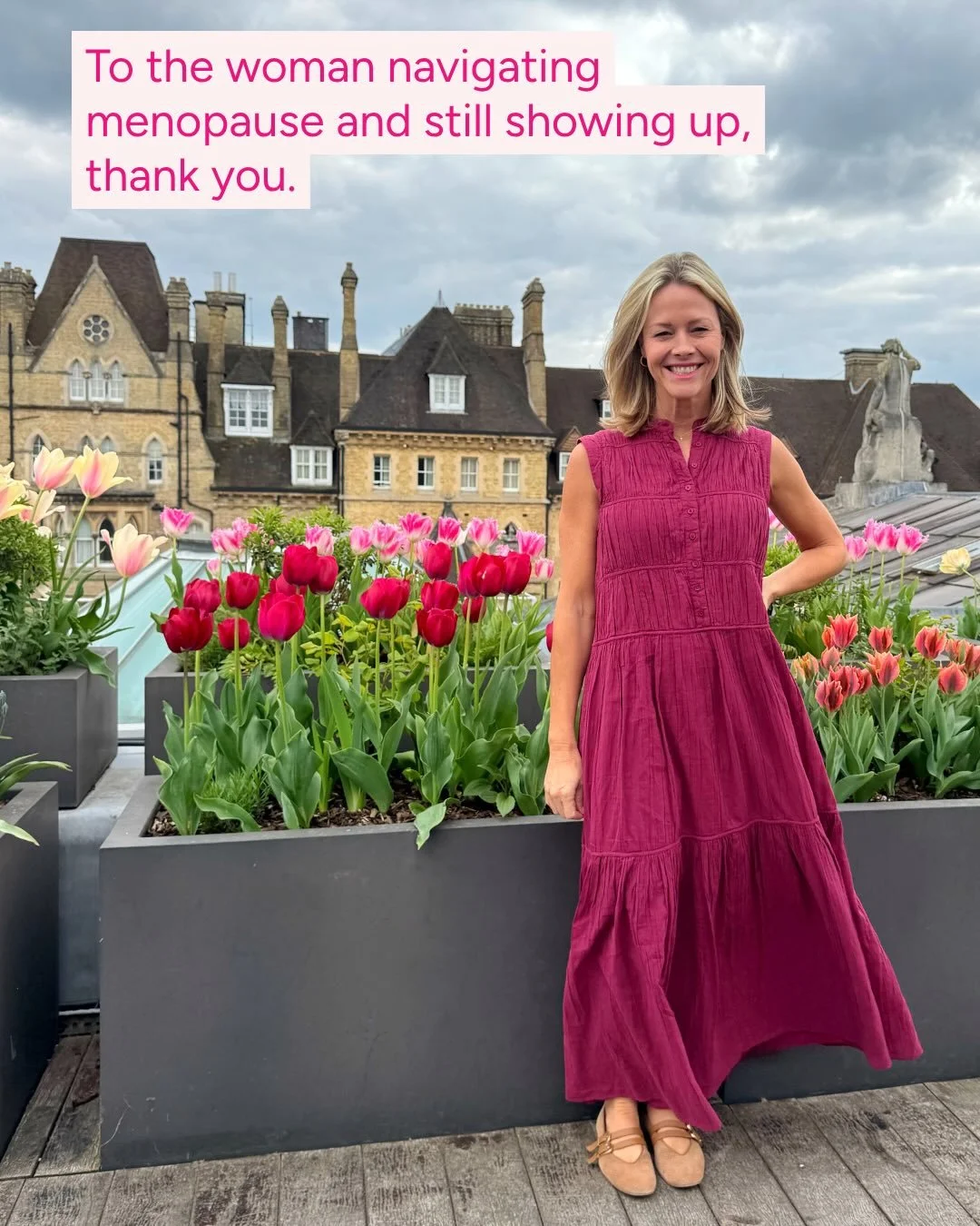 To the woman navigating menopause and still showing up, thank you.
 To the woman building a career and to the woman holding a family together, thank you.
 To the woman mothering young children, loving adult children, or carrying the ache of children 