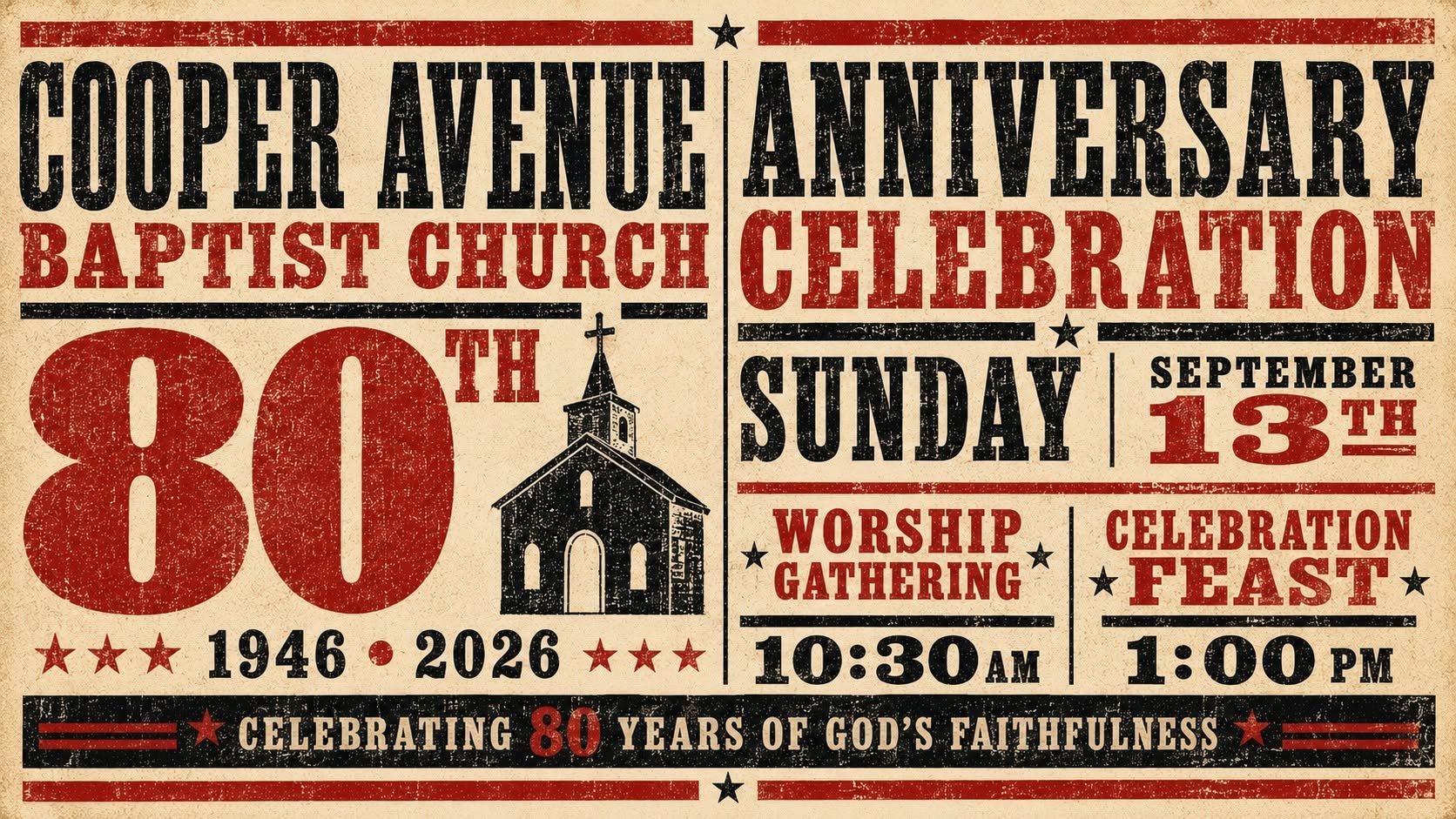 80th anniversary celebration for Cooper 