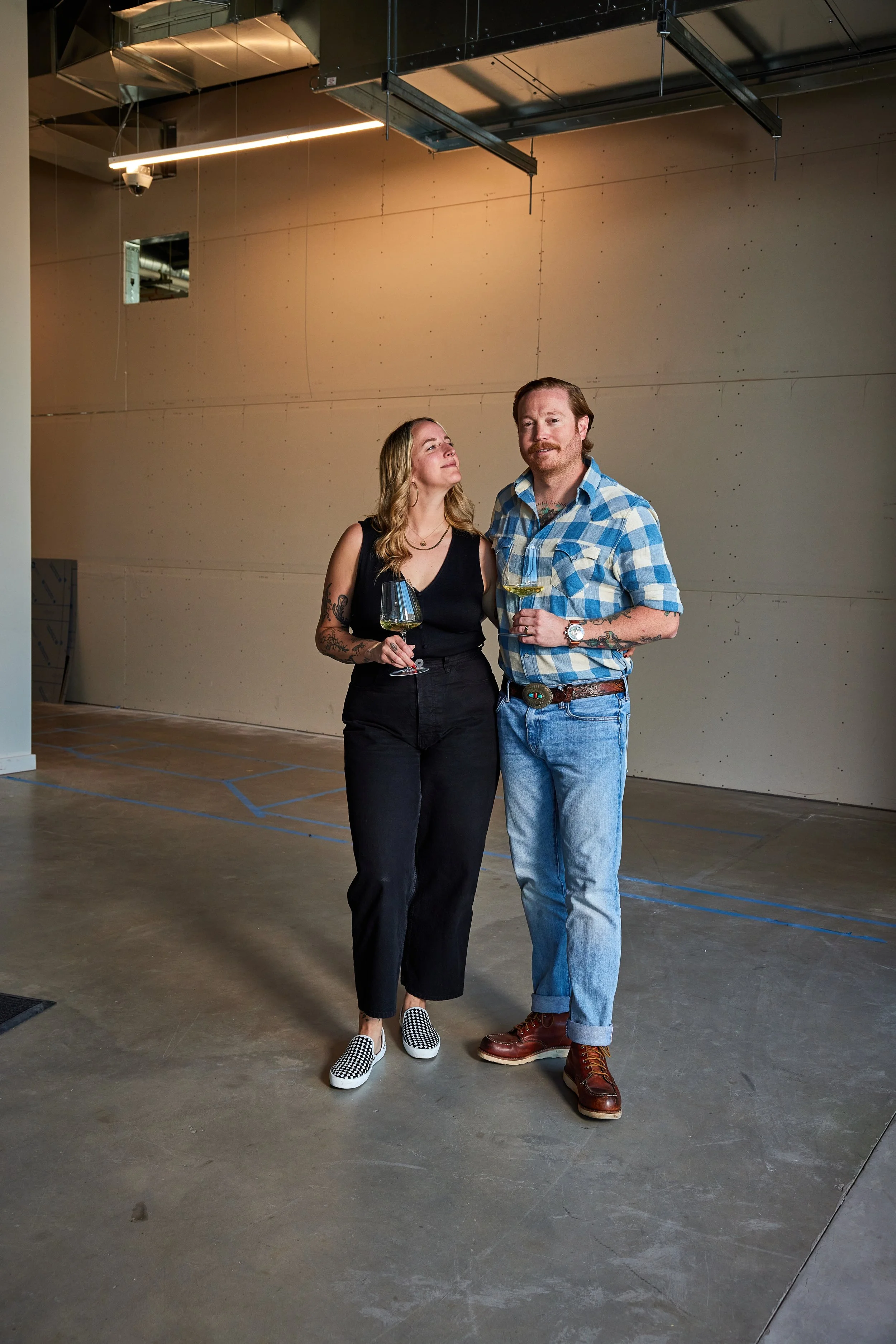 Owners of the Peach Crease Club, Alex Jump and Stuart Jensen