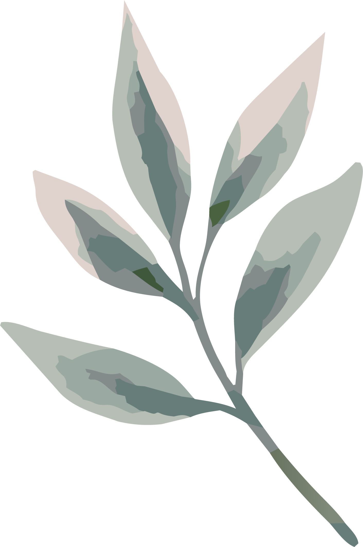 leaf sprig