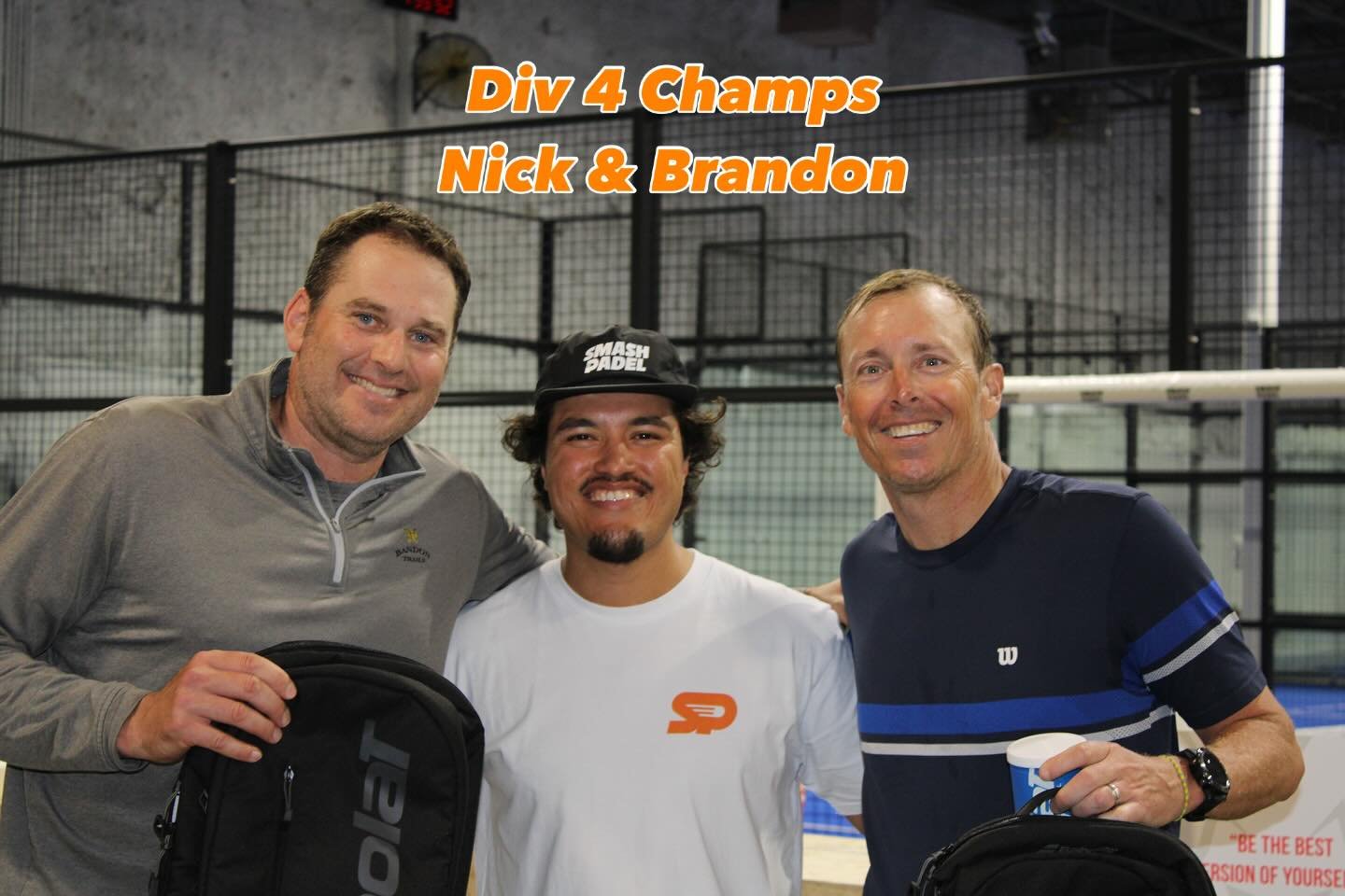 Smash Padel&rsquo;s Club Champions were crowned 
Shoutout to our Club Champs who showed up, battled hard, and took the titles 🏆
Huge congrats to:
🎾 Paola &amp; Lex (Women&rsquo;s)
🎾 Damian &amp; Tomasz (Level 2&ndash;3)
🎾 John &amp; Jeremie (Leve