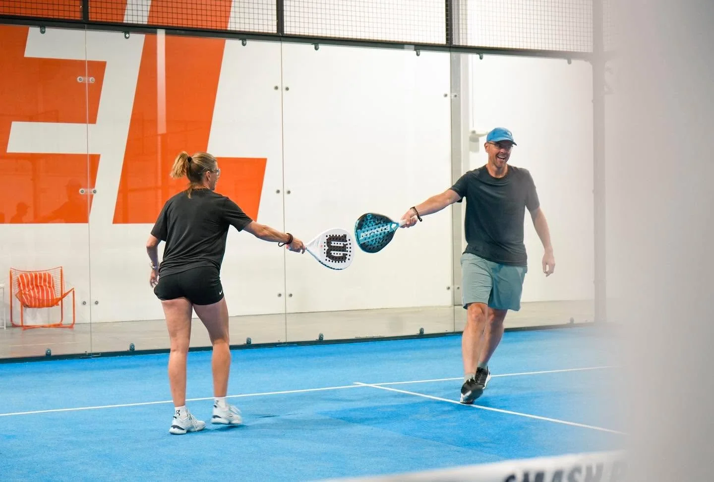 Moments like this happen at Open Play. Whether you bring a friend or show up solo, there are plenty of matches and great people waiting for you.

#playsmashpadel #padellife #SmashPadel #smashpadelboulder #padelcommunity