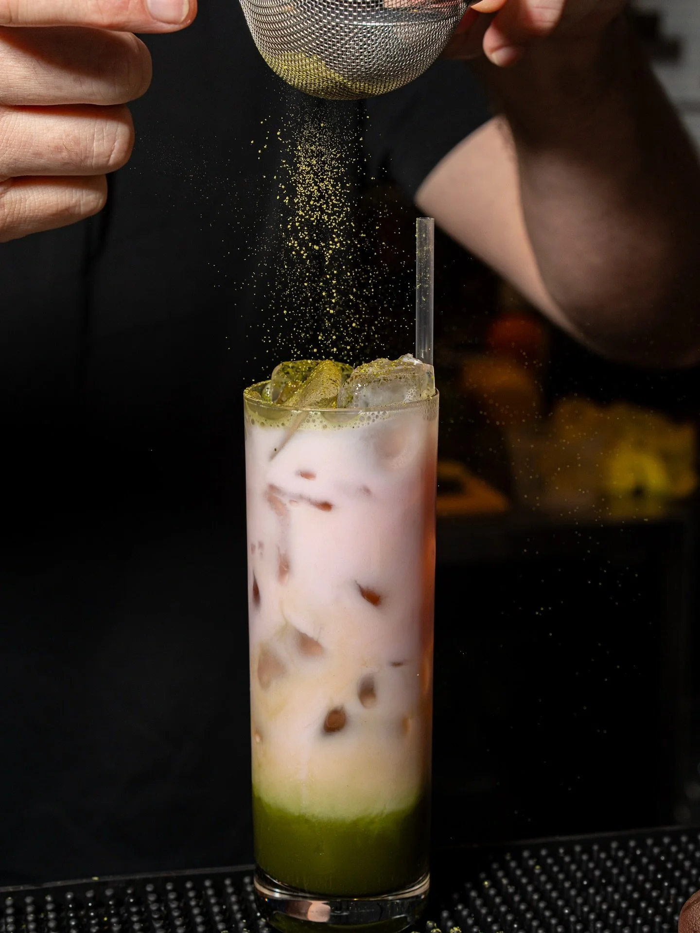 Think pink and taste our new Strawberry Matcha Latte! 🍵🍓 A refreshing drink to kick start your week. 

To order: say the name to your server or bartender and enjoy!
