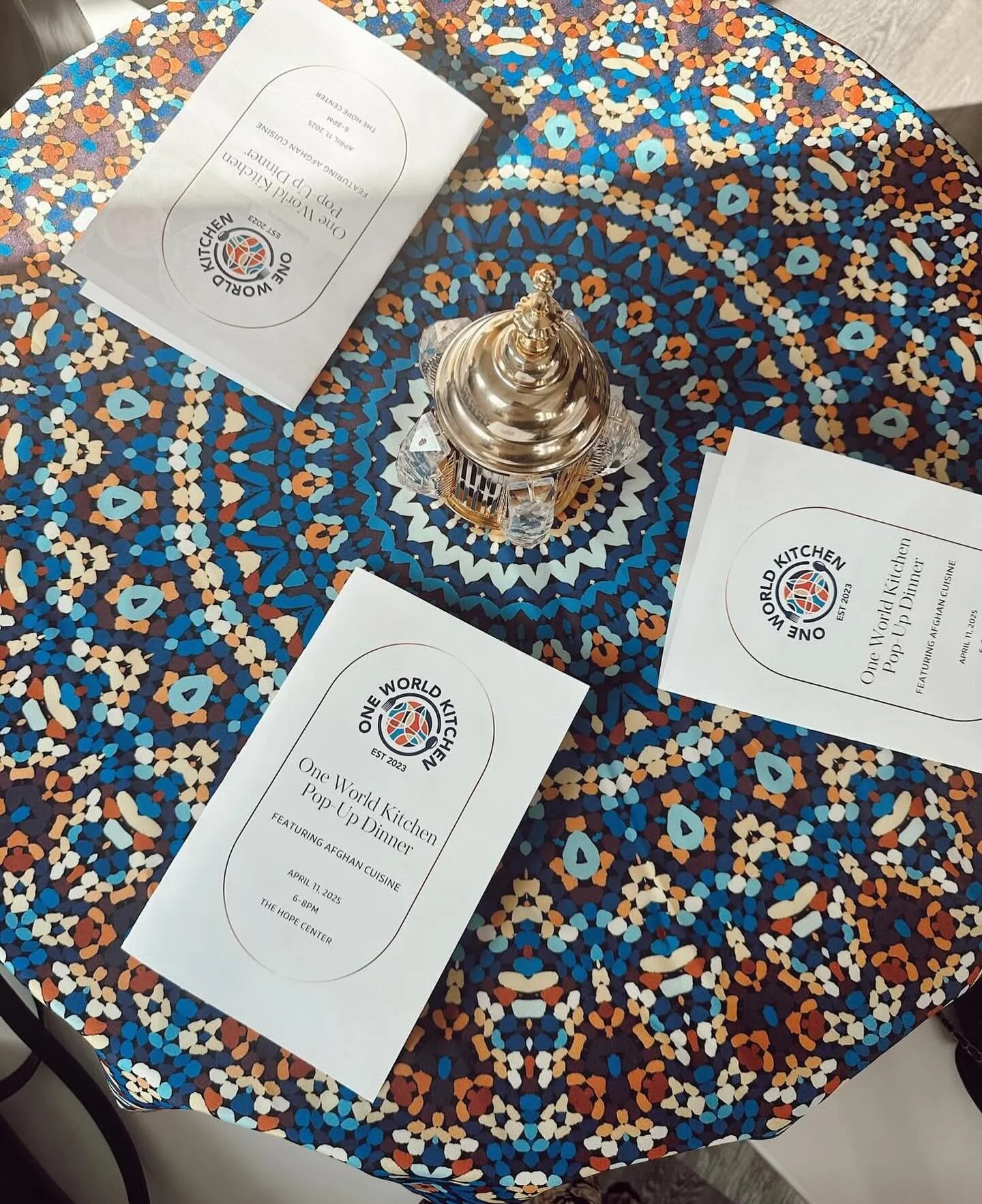 Dreaming up our next tablescape. 💭🎨 #OneWorldKitchen 

📸: @taylorjperez