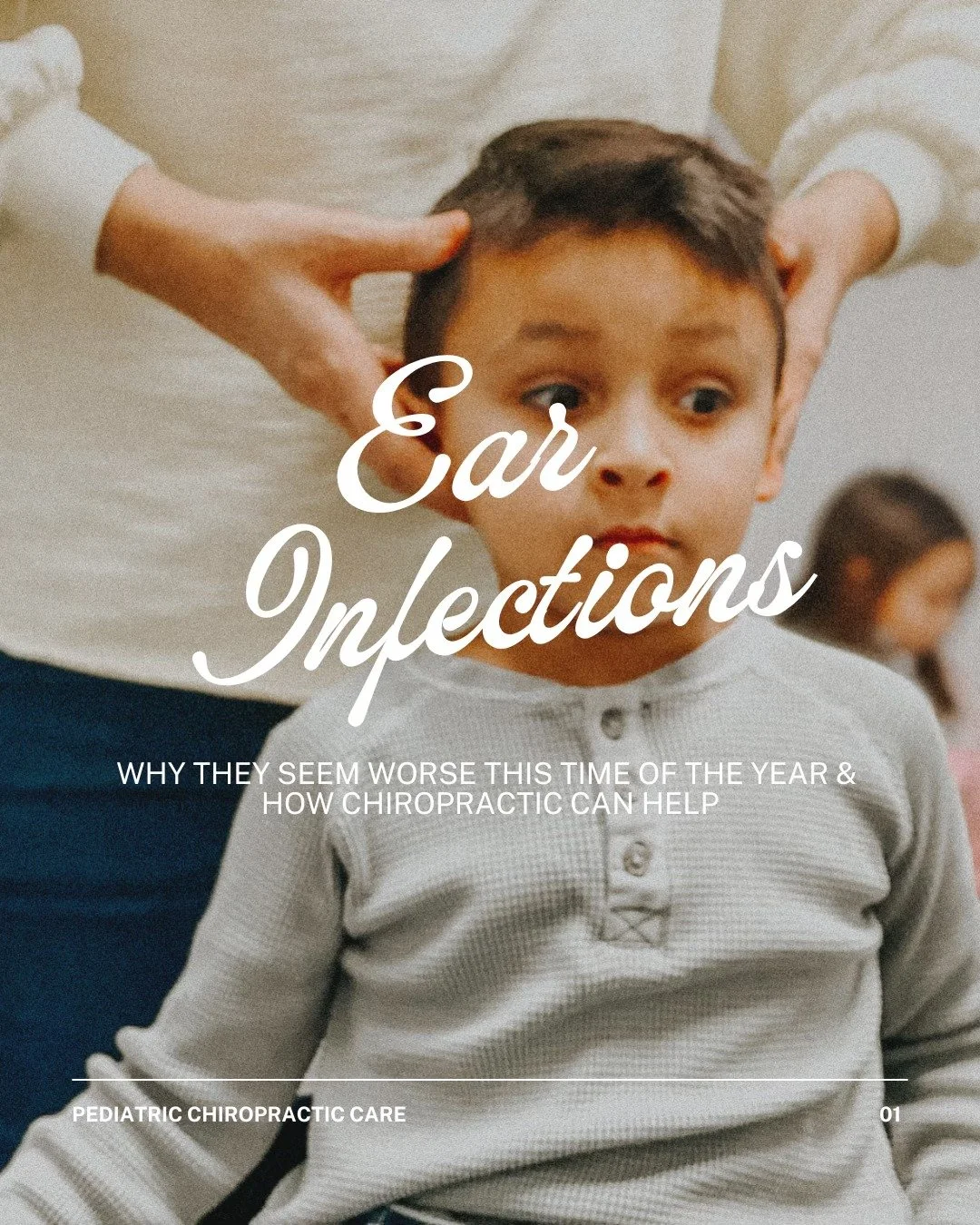 Ear infections seem to be more common this time of year, but what if we told you that it&rsquo;s not necessarily about germs? 🧐

Busy schedules, lots of indoor time, holiday treats, and changes in sleep routine can all add stress to your child&rsquo