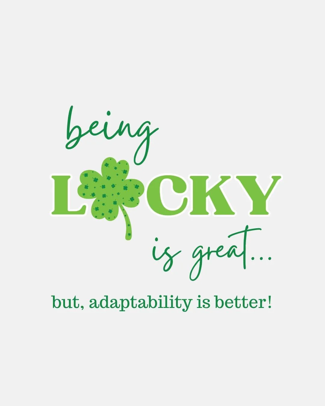 St. Patrick&rsquo;s Day is all about being lucky - but when it comes to your health, how your body adapts matters far more than luck ever could! 🌈

Your nervous system is responsible for helping you adapt to:
☘️Stress
☘️ Movement
☘️ Illness
☘️ Busy 