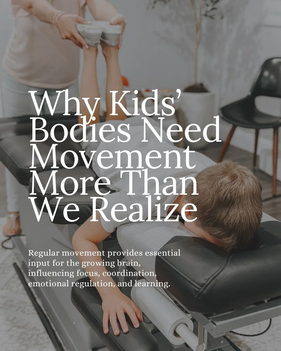 Kids are designed to move&hellip;a lot more than most of modern life allows!

Between school, homework, car rides, and screen time, many kids are spending long stretches sitting still. And while that may seem normal today, the nervous system actually