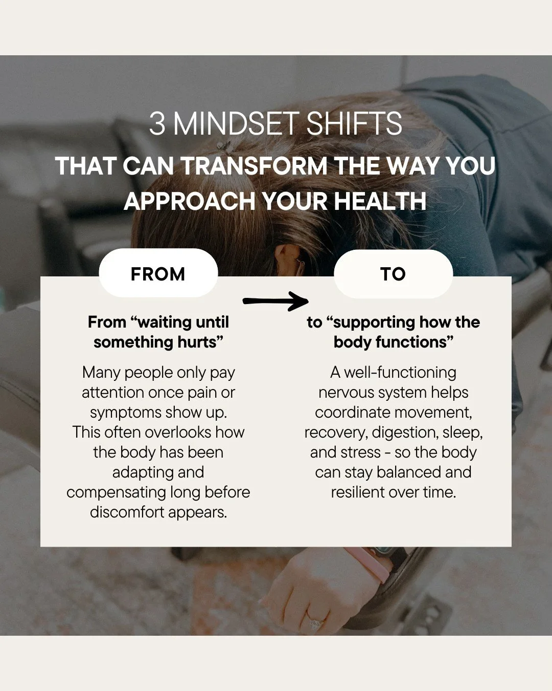 When it comes to our own health, many adults fall into a pattern of reacting to symptoms and trying to push through whatever the body is feeling. 😐 But what if we started looking at health through a different lens&hellip;one that supports how the bo