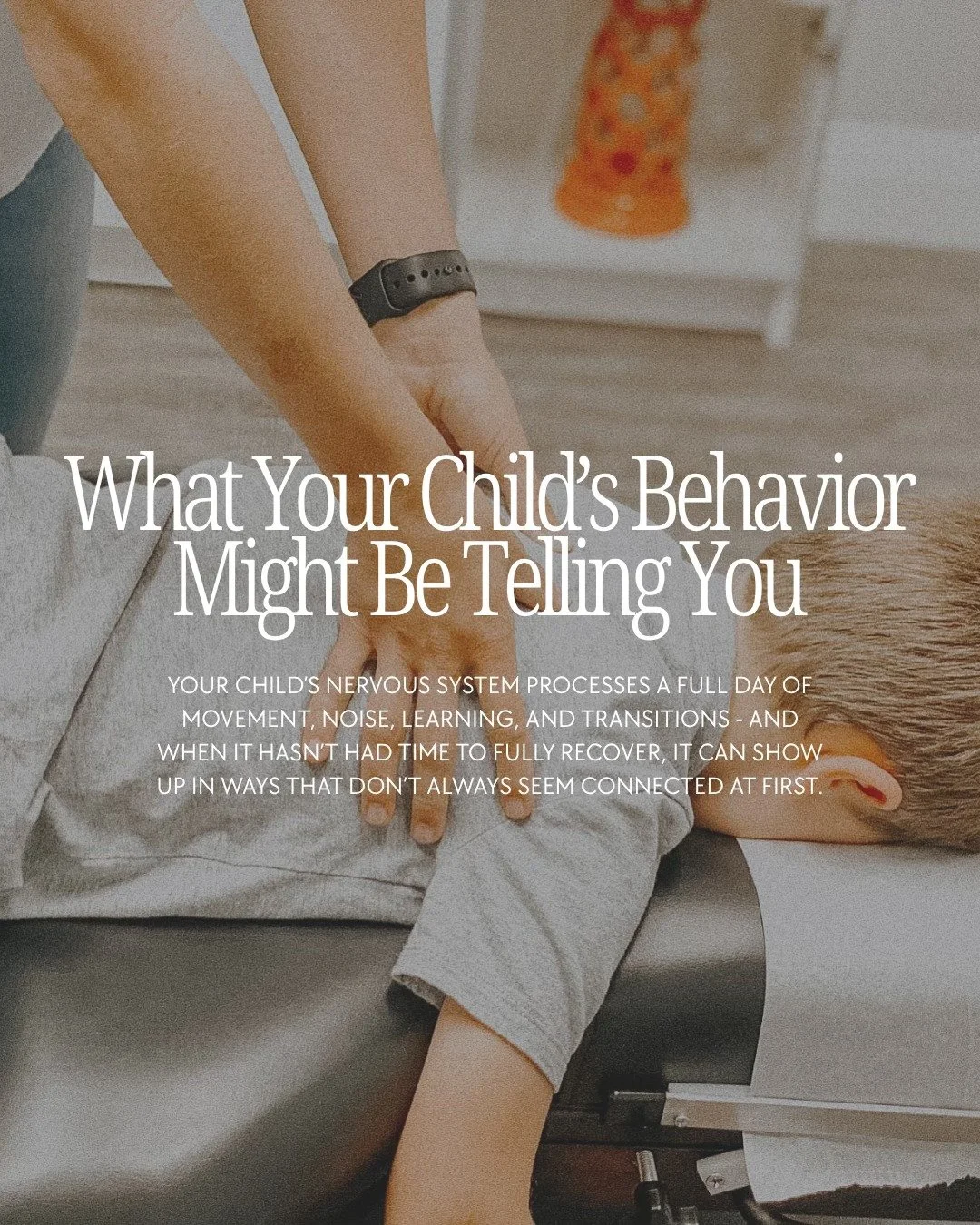 Have you ever noticed your child having moments where they just seem a little more sensitive, restless, or overwhelmed than usual? 😢

Children process an incredible amount of input every day - learning, movement, noise, social interaction, transitio