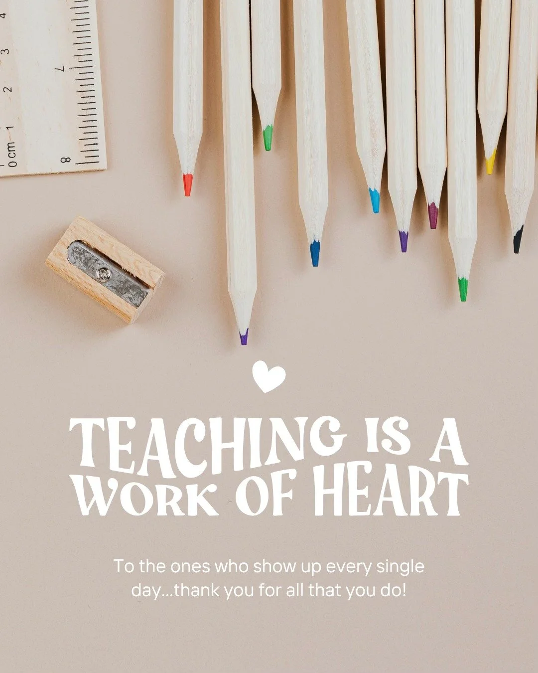 Happy Teacher Appreciation Day! 🍎

Let's be honest - teaching is one of those jobs that is nearly impossible to fully understand until you've done it. The planning that happens long after the school day ends. The emotional energy it takes to hold sp