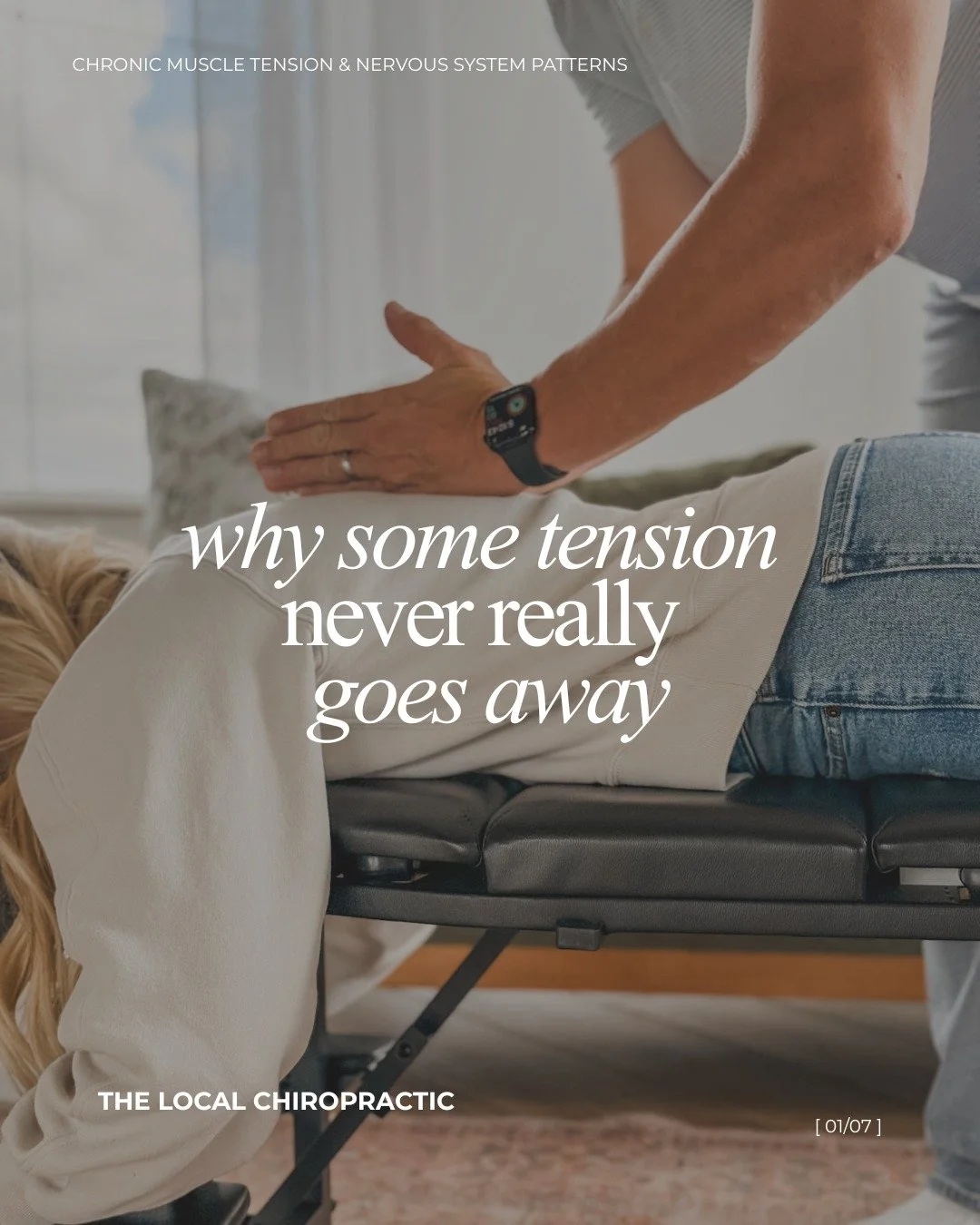 Most people don&rsquo;t think of chronic tension as something connected to the nervous system. They just assume their body is naturally tight, stressed, or starting to feel older. 👀

But when tension keeps coming back no matter how much you stretch,