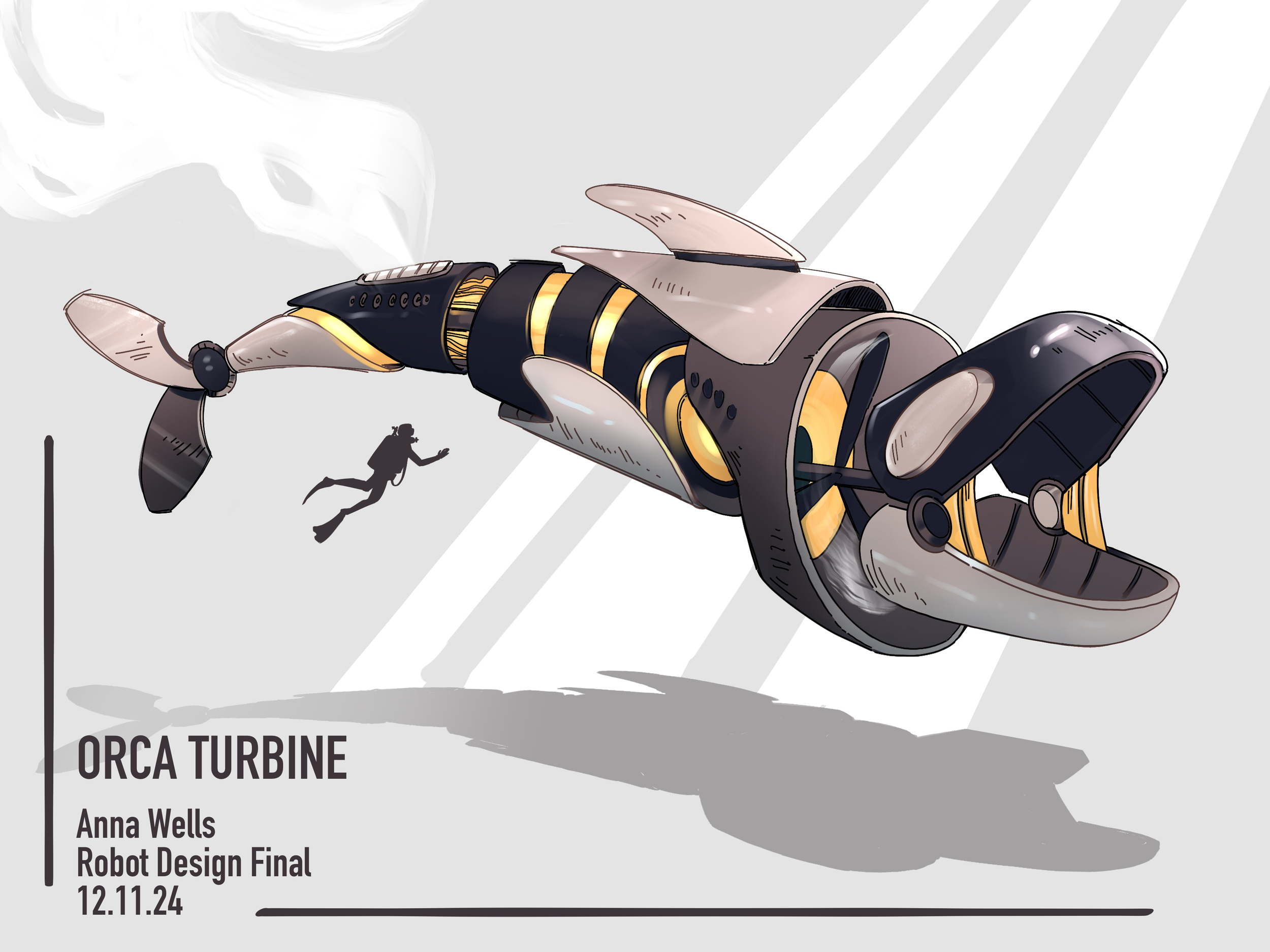 Orca Turbine Robot Concept