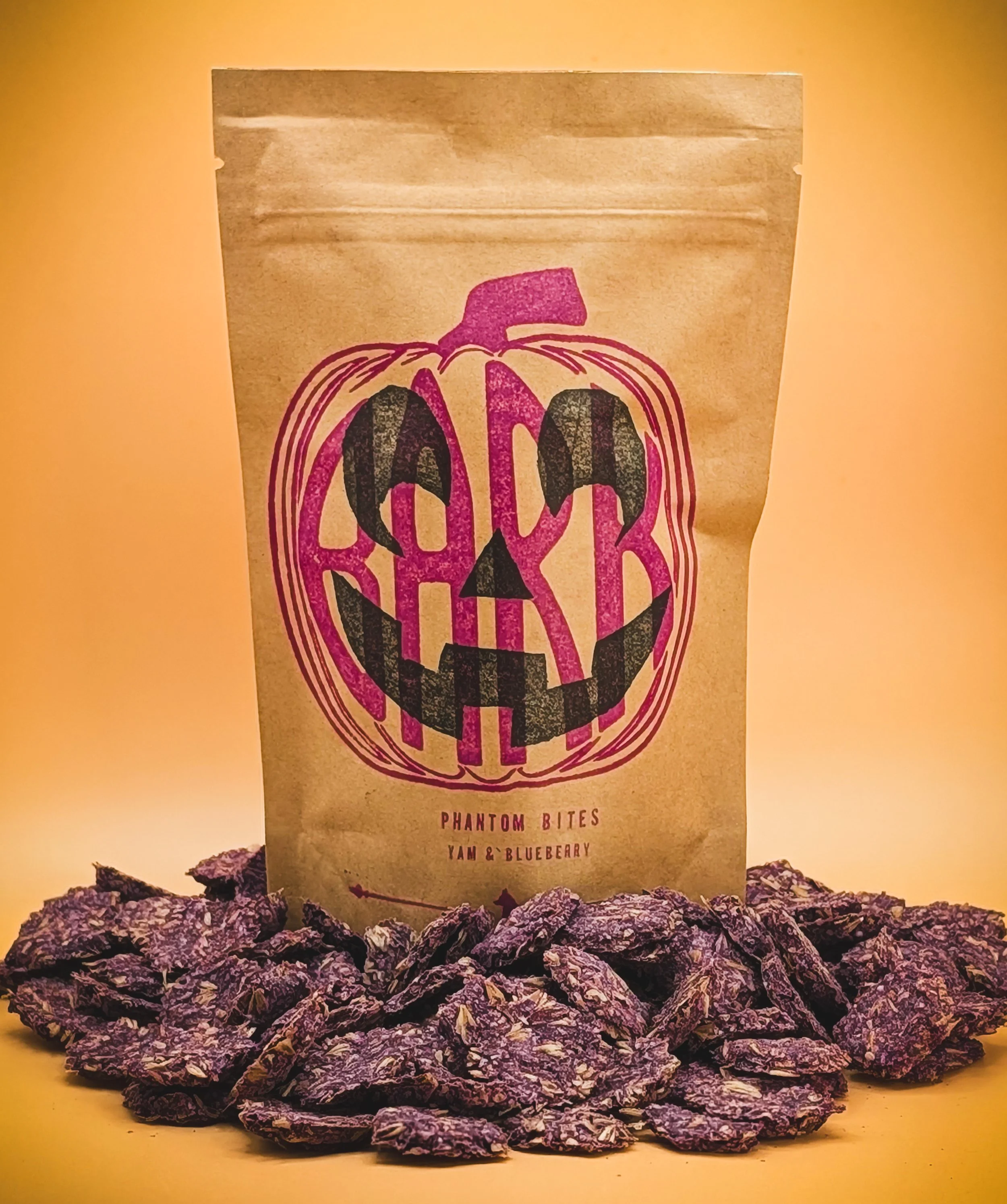 Phantom Bites - Purple Yam & Blueberry treats - 50-60 cookies