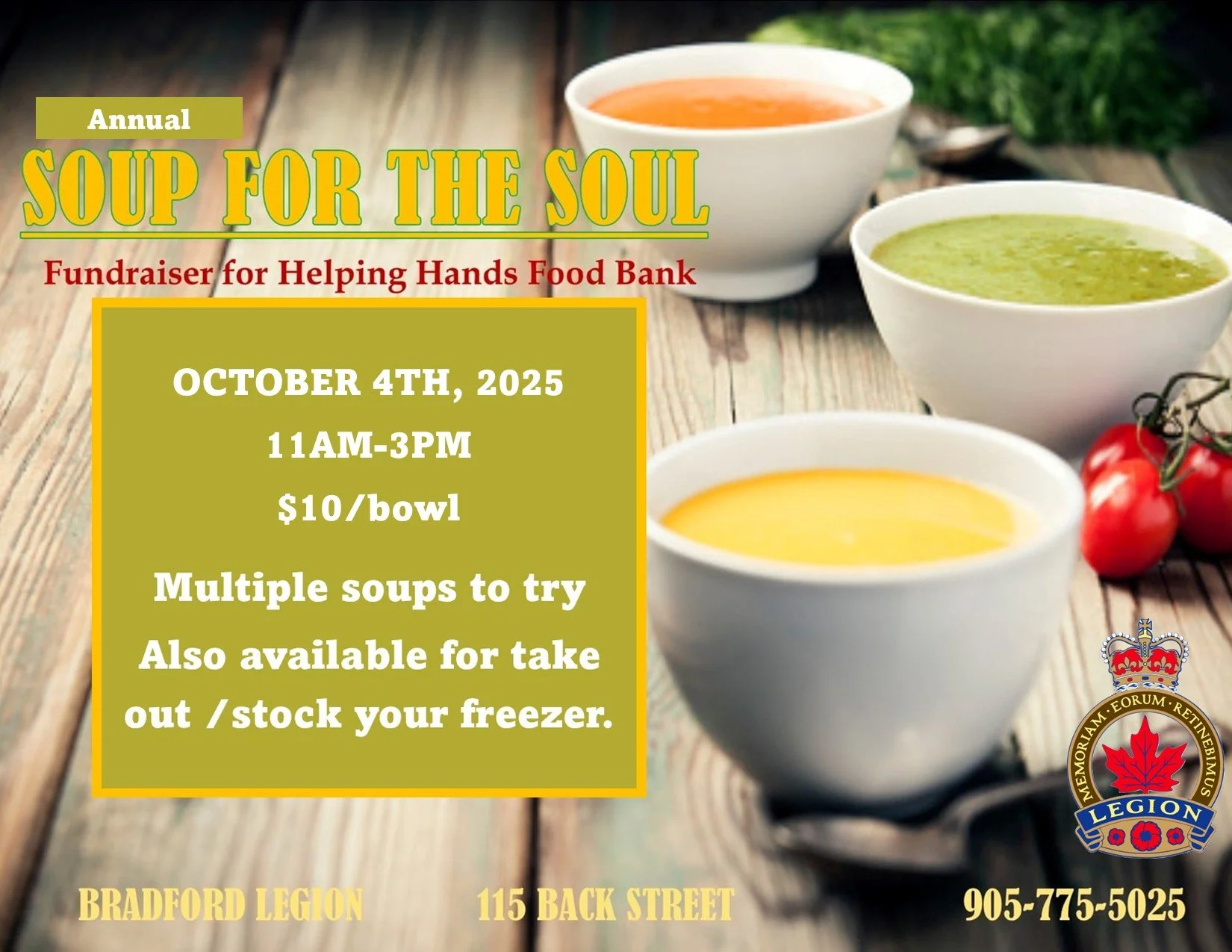 Soup 4 the Soul Fundraiser