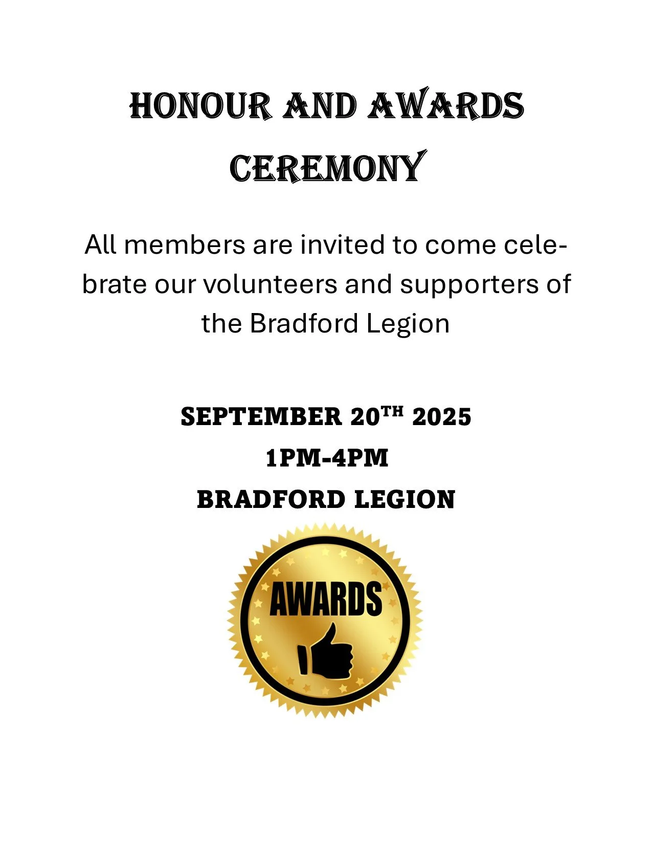 Honor & Awards Ceremony