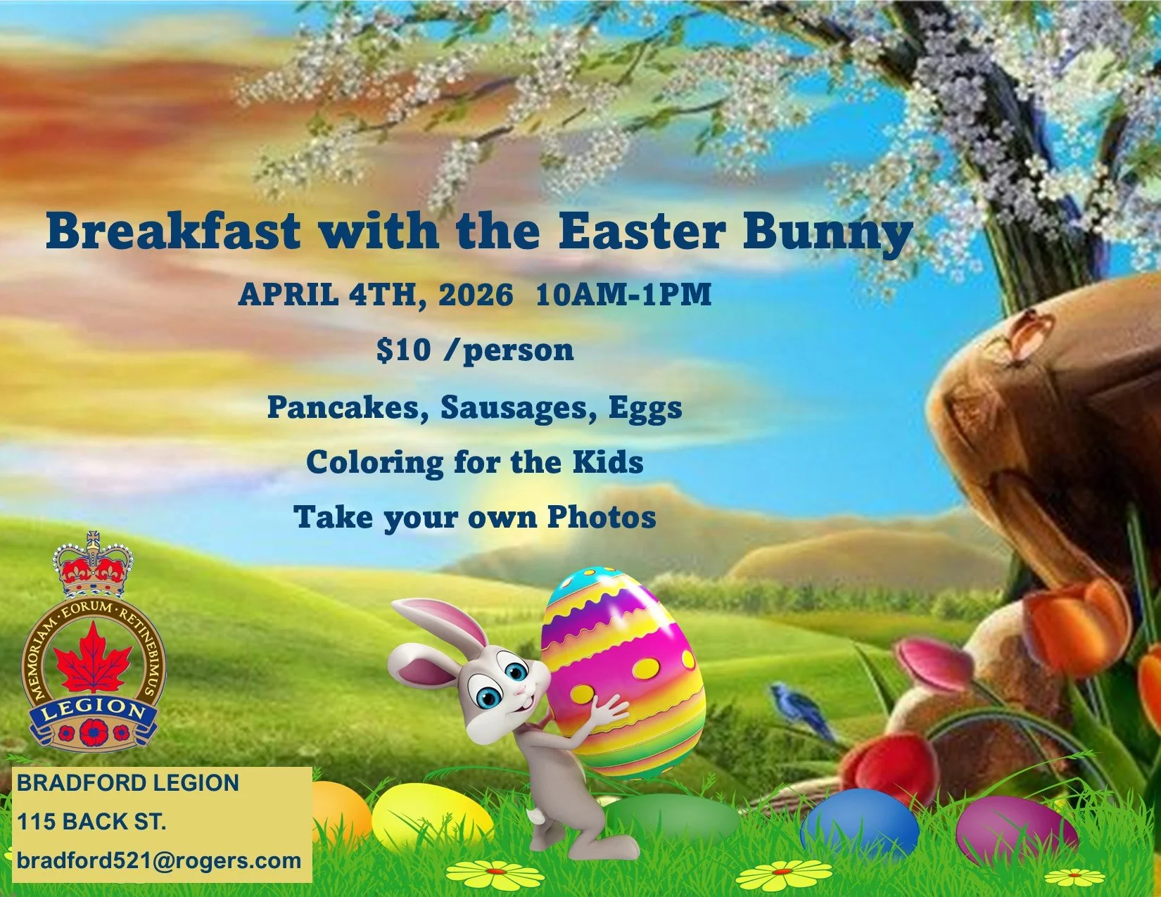 Breakfast with Easter Bunny