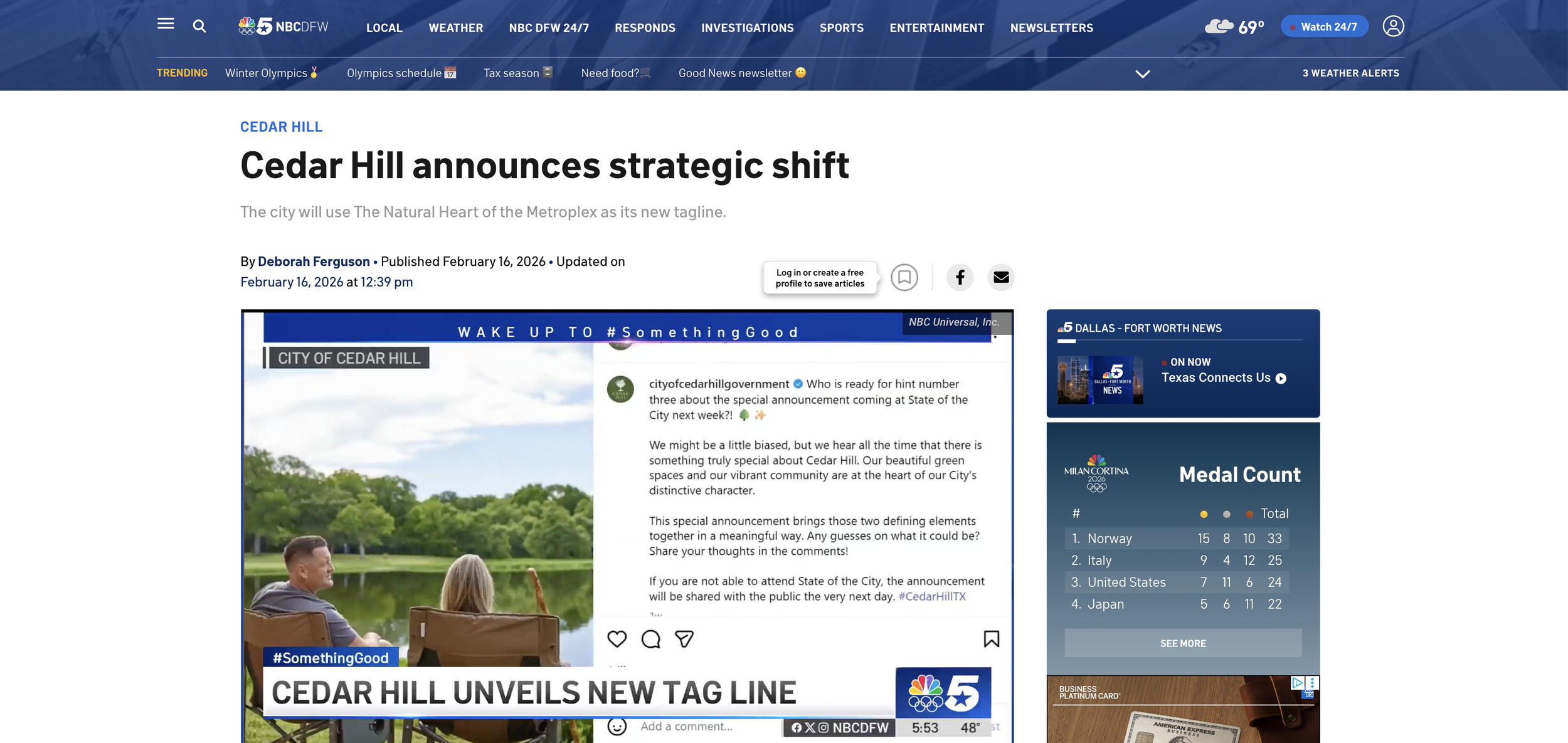 Cedar Hill announces strategic shift