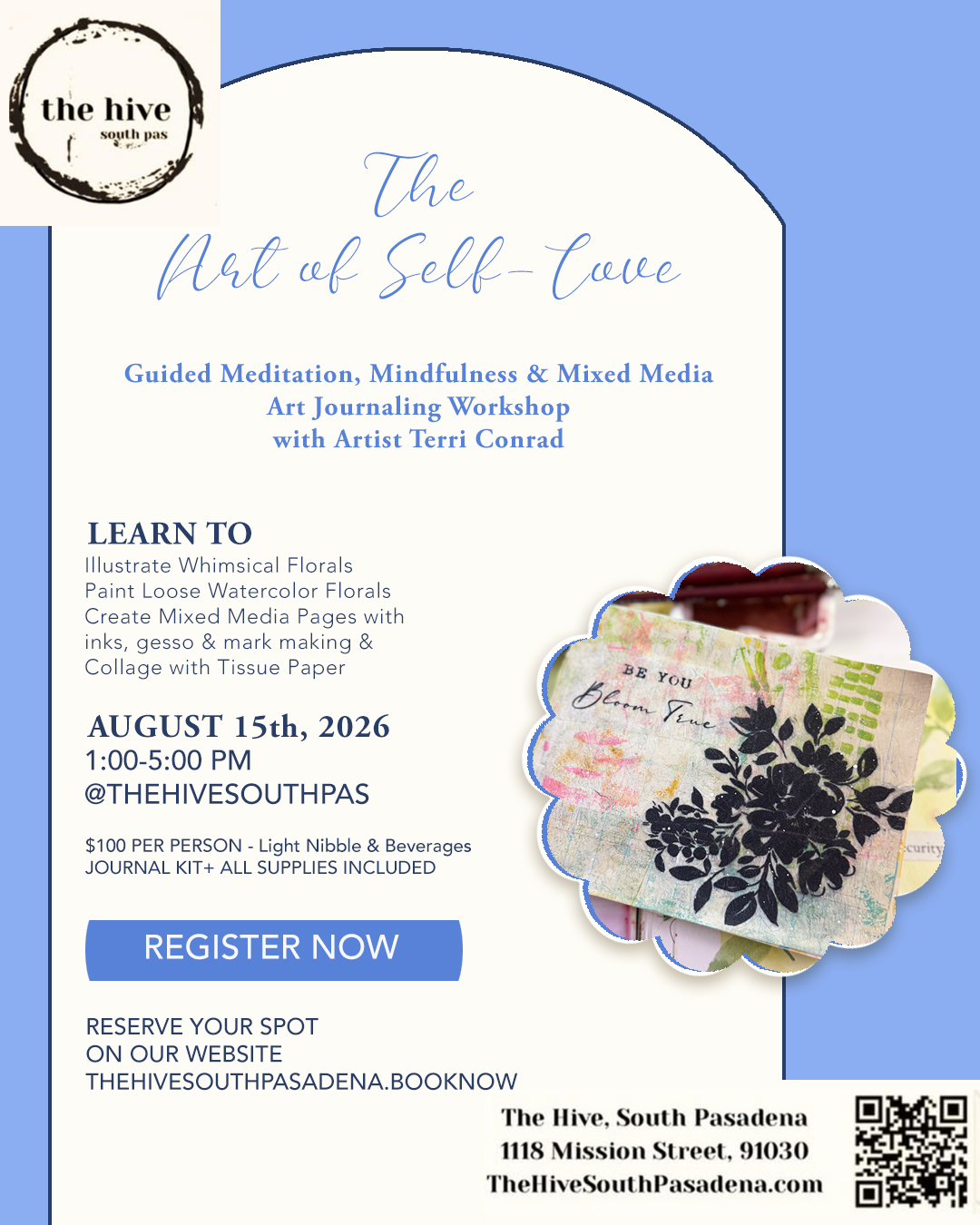 art journaling watercolor terri conrad meditation mindfulness collage mindfulness meditation arts and crafts journal workshop class make and take