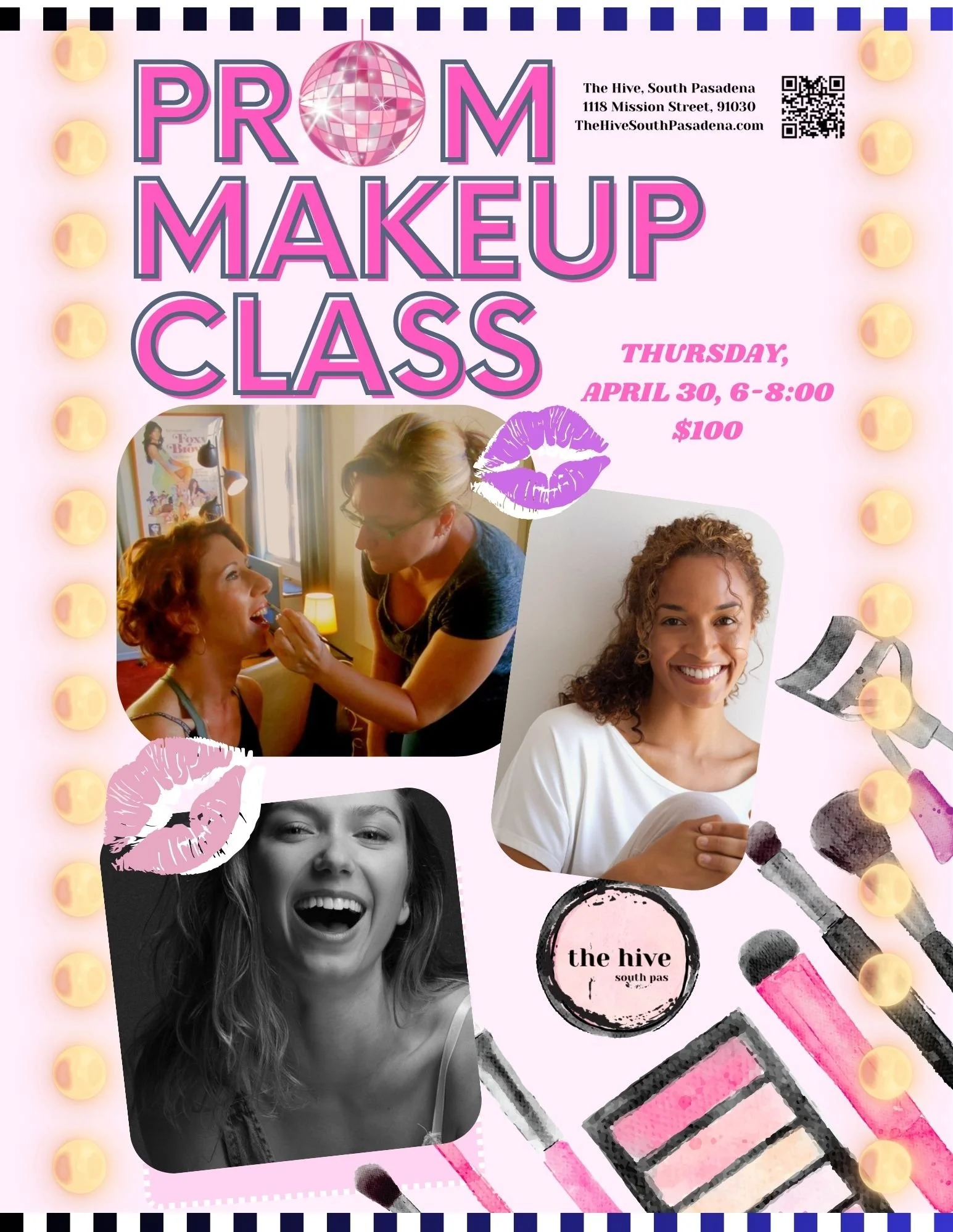 teens & tweens make up prom art journaling make and take the hive south pasadena arts crafts teens events makers makings