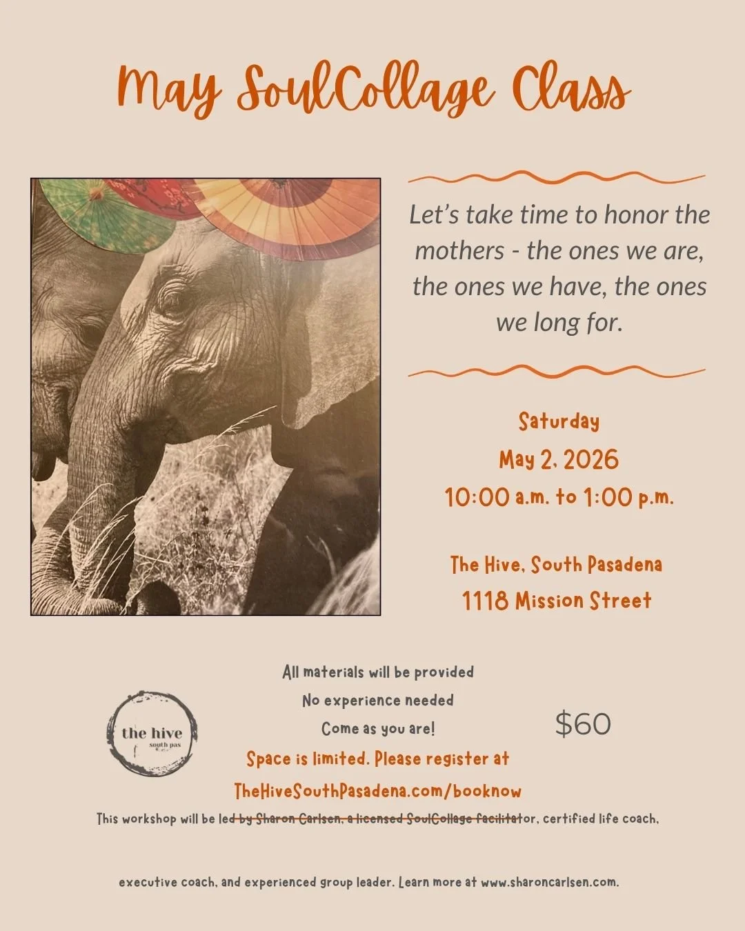 the hive south pasadena watercolor classes learn to paint workshop intention boxes makeup class soul collage book launch sewing art journaling Art Crawl begin make & take events makers adults teens tweens assemblage collage