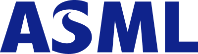 ASML logo in blue text on a white background