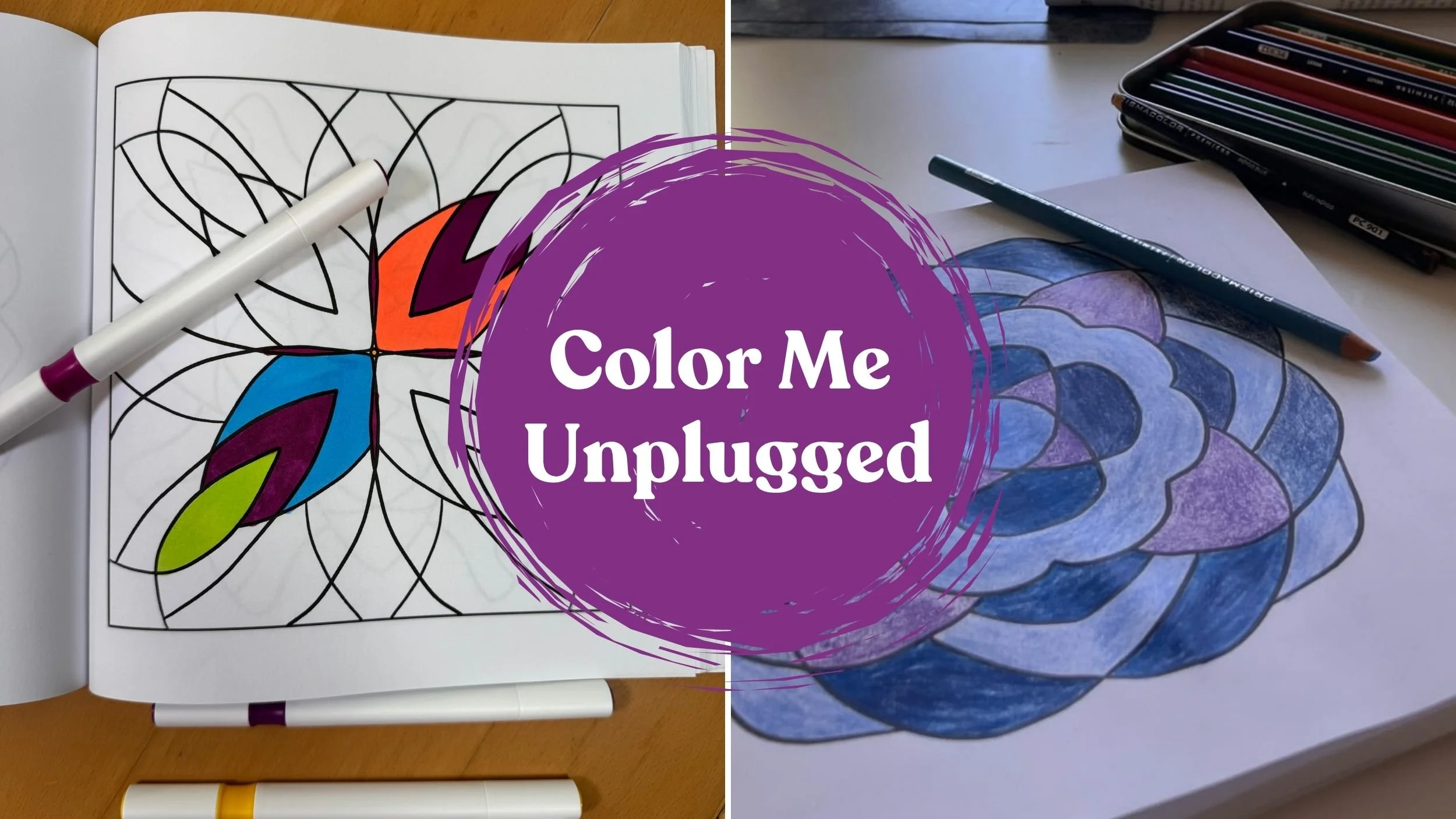 Color Me Unplugged: Pop-Up Rest + Coloring Session (virtual) 