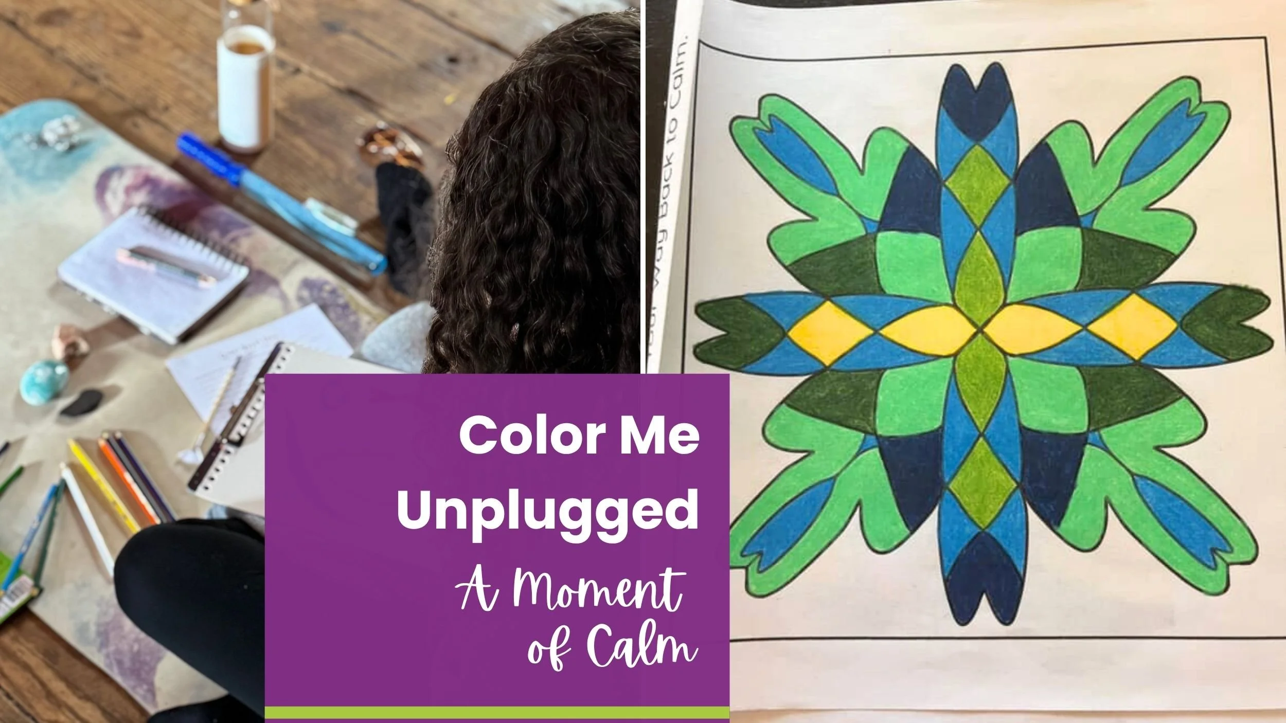 Color Me Unplugged: A Moment of Calm (virtual) 