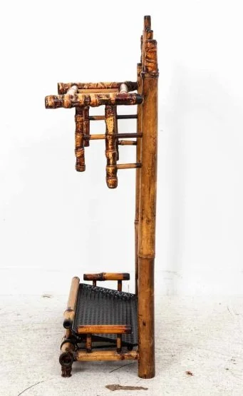 Antique English Bamboo Umbrella Stand