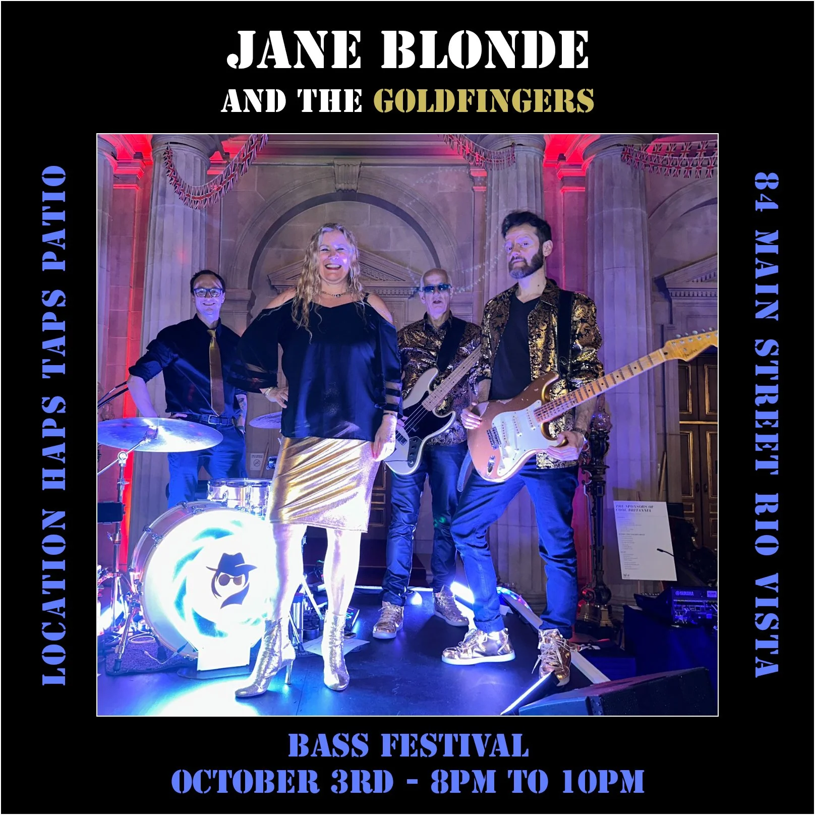 Saturday - Jane Blonde and the Goldfingers 