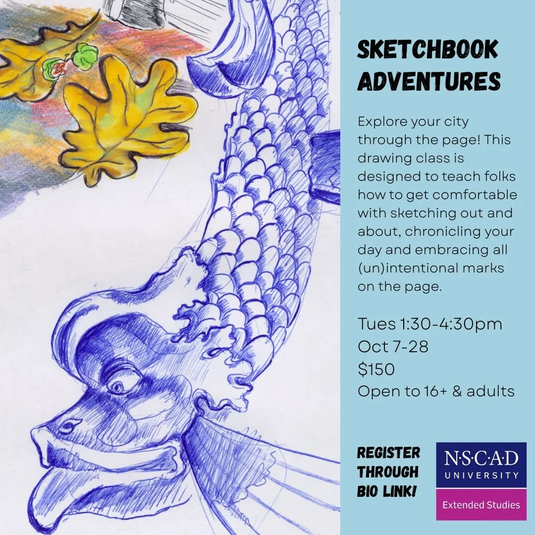 Sketchbook Adventures classes