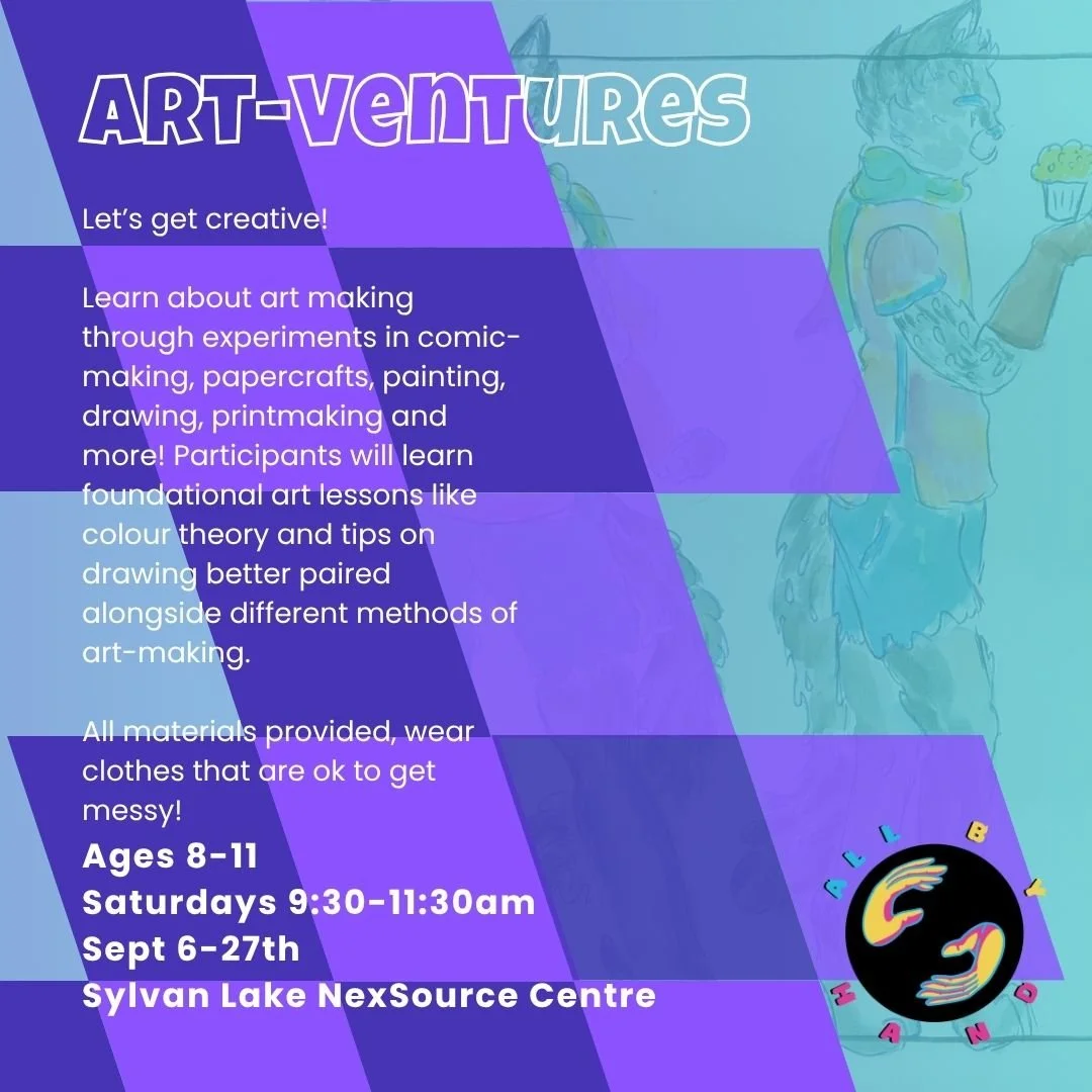 Art-Ventures (ages 8-11, mornings)