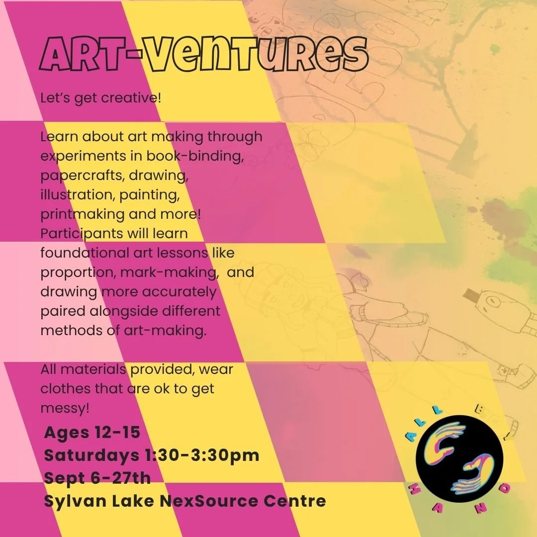 Art-Ventures (ages 12-11, afternoons)