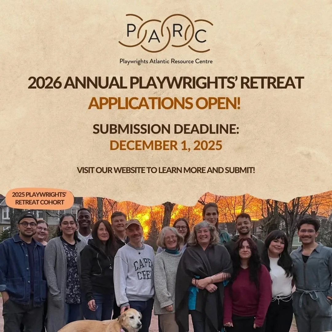 @parconline PARC Opens Submissions for the 2026 Playwrights Retreat (Pan-Atlantic/National)

The annual Playwrights&rsquo; Retreat, PARC&rsquo;s flagship program, is a two-week playwrights residency open to emerging and established playwrights in Atl