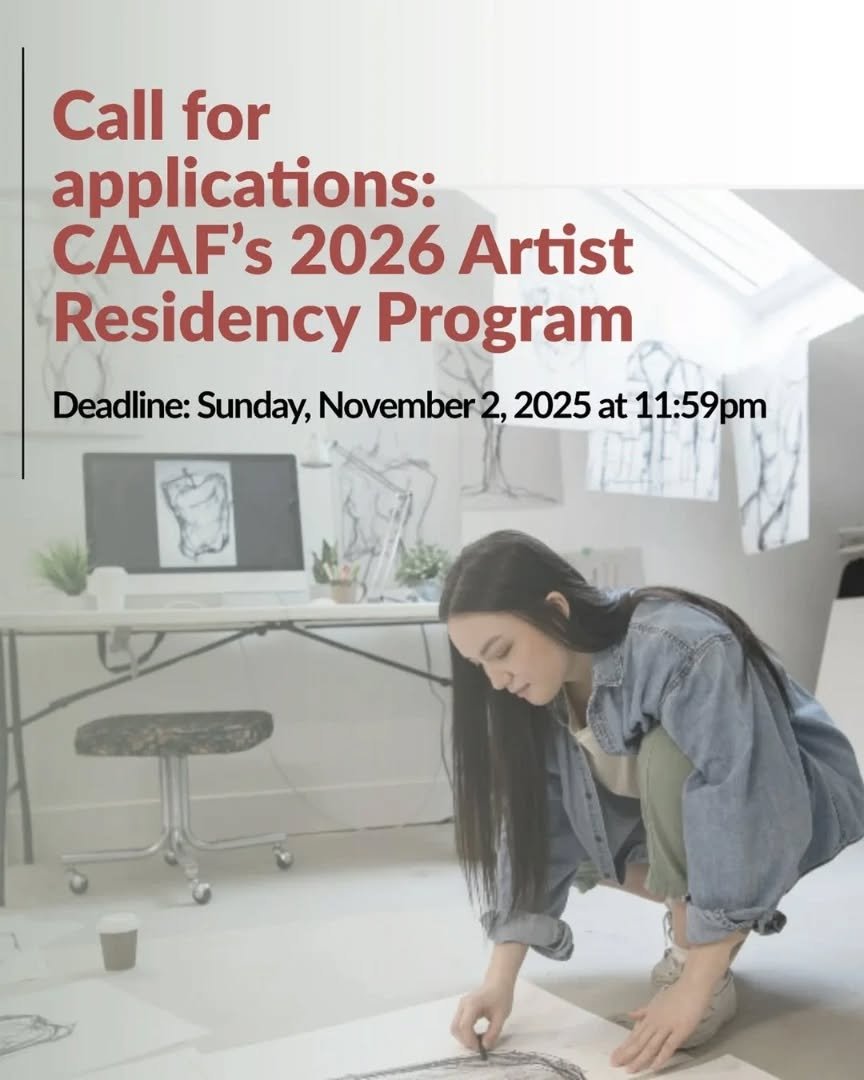 @calgaryalliedartsfoundation Deadline: Sunday, November 2, 2025 @ 11:59pm

The CAAF Studio Residency is offered by the Calgary Allied Art Foundation
(CAAF). CAAF&rsquo;s aim is to support emerging artists to reach their fullpotential. By providing sp