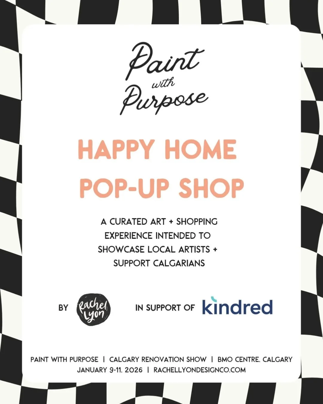 Decorate your dream space this year!

I'm chuffed to part of @rachellyondesignco 's Pop-Up Shop this weekend at the @yychomeshows, in support of @kindred_ab! Spice up your space with pieces &amp; pretties from these rad YYC creatives (paintings, hous