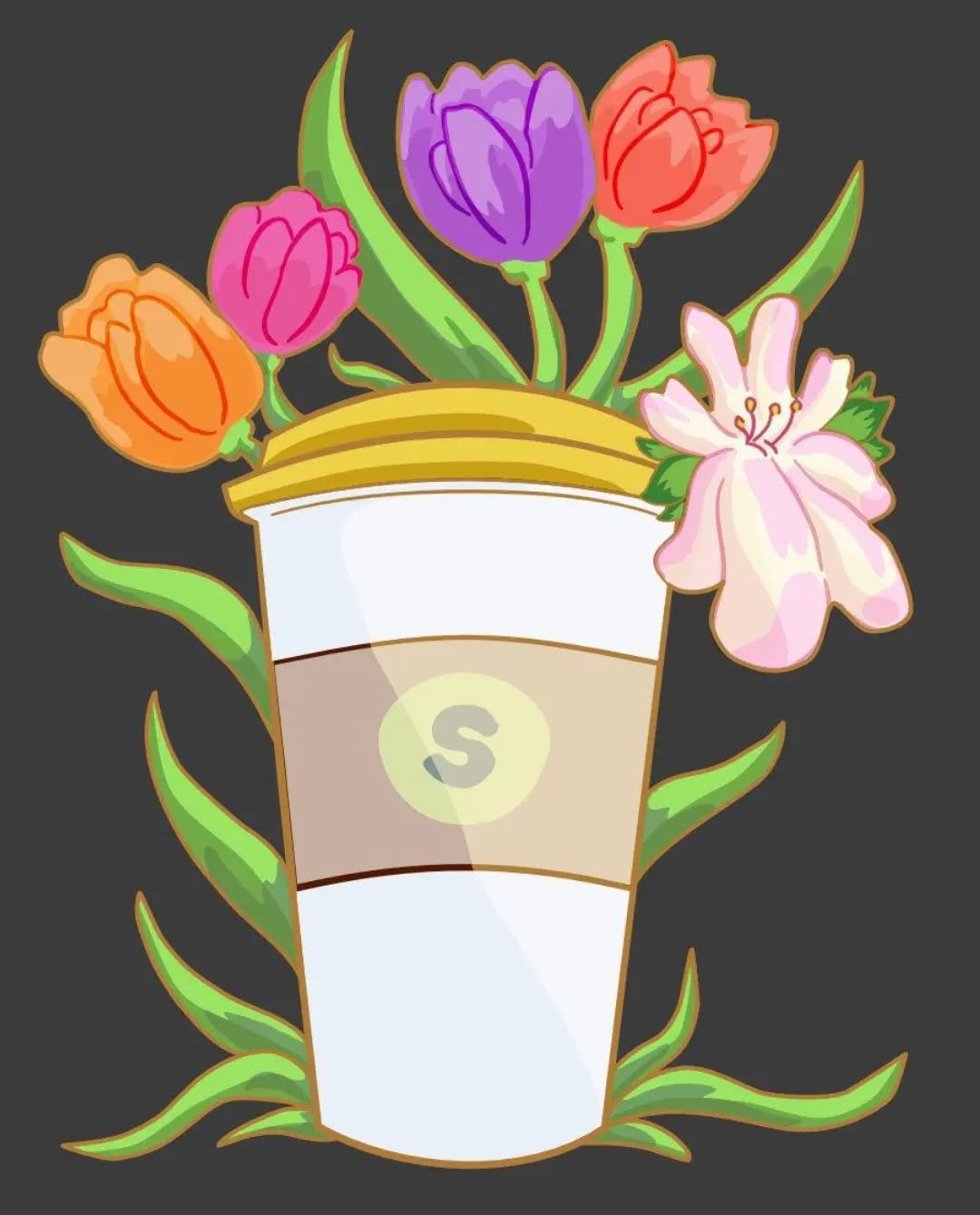 More little excursions into cafes and their table displays, playing around with vectors and effects. 
Drop a comment if you think you know which cafe this is!